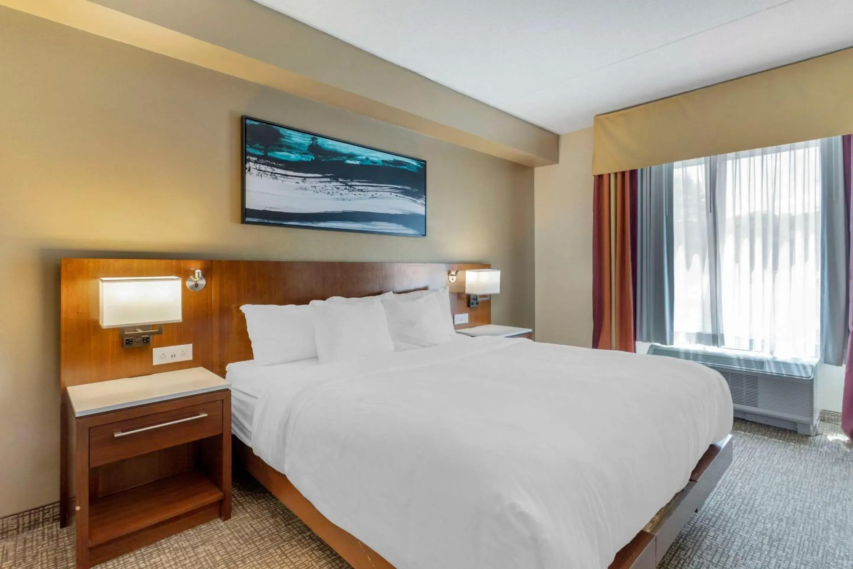 Bedroom, Bed in Comfort Suites Knoxville East Bedroom, Bed in Comfort Suites Knoxville East