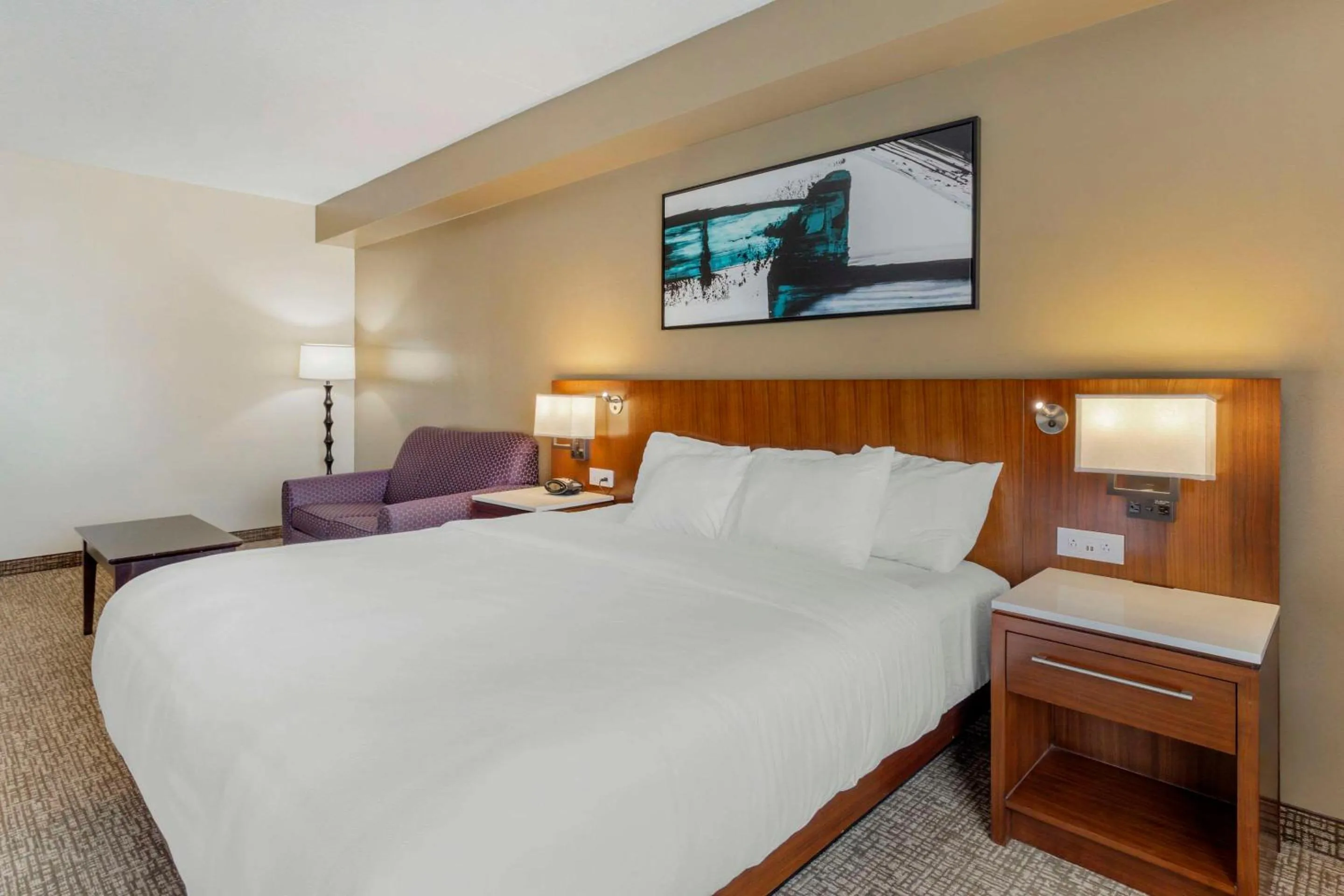 Bedroom, Bed in Comfort Suites Knoxville East