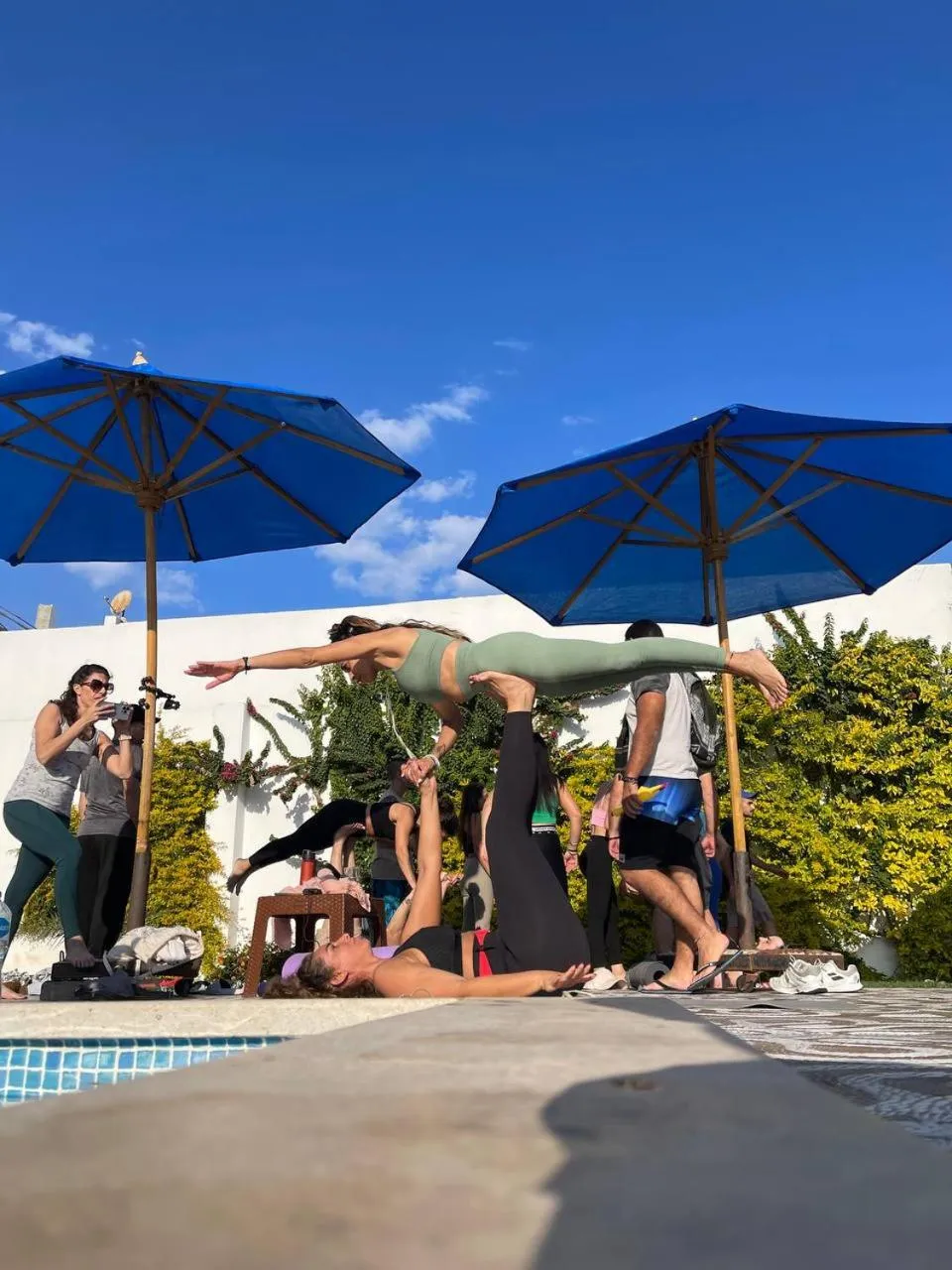 group of guests in Dahab Holiday Hotel