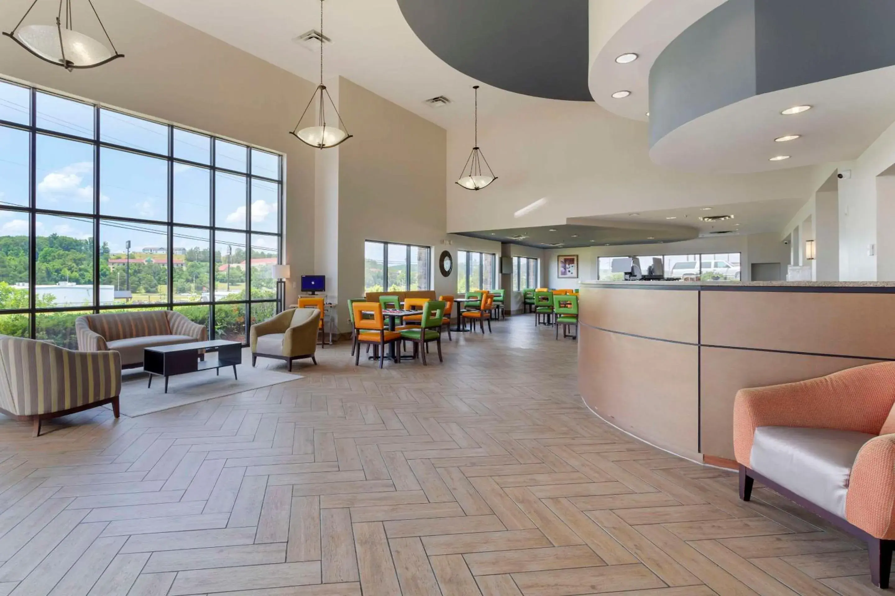 Lobby or reception in Comfort Suites Kodak Sevierville Lobby or reception in Comfort Suites Kodak Sevierville