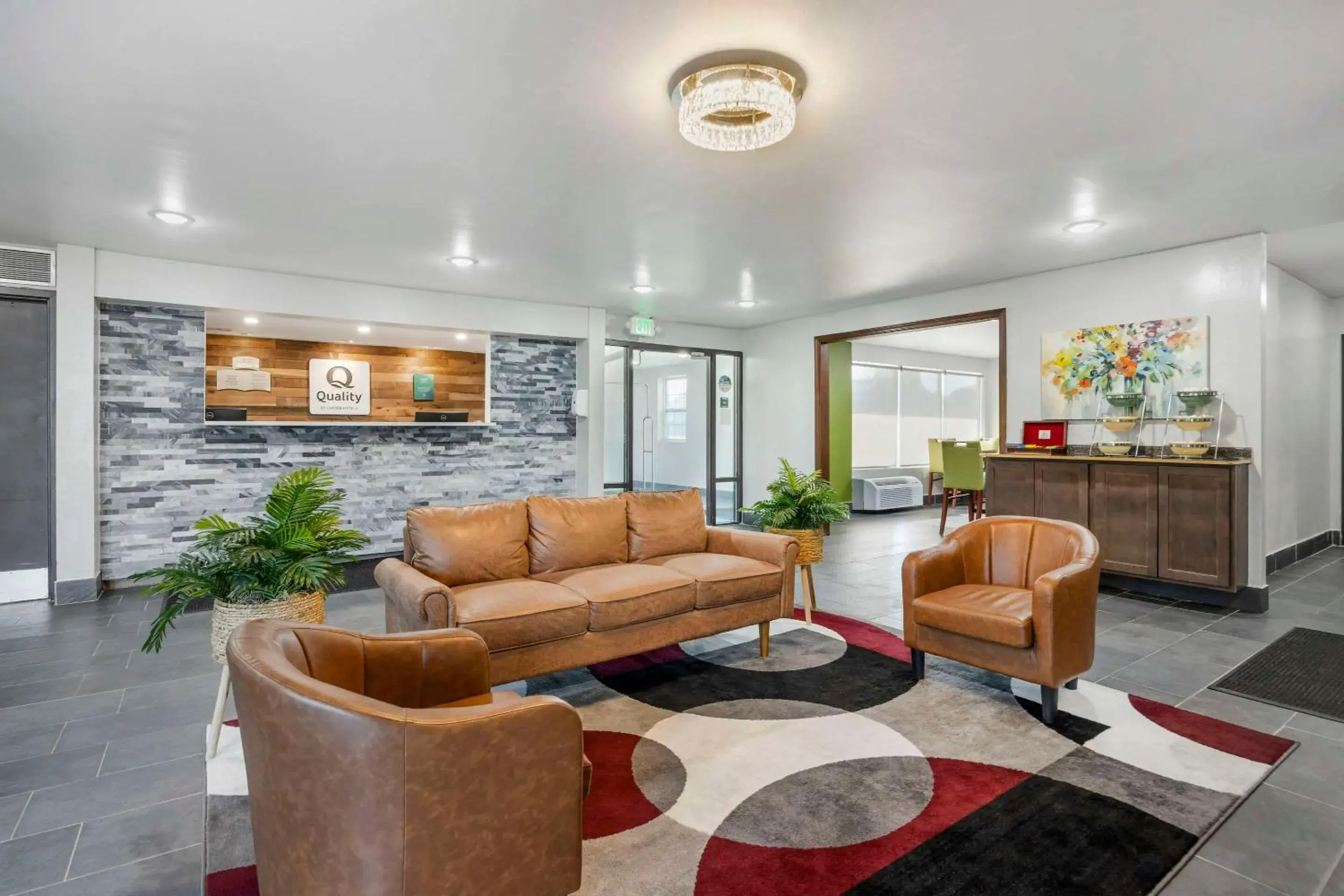Lobby or reception in Quality Inn Lobby or reception in Quality Inn