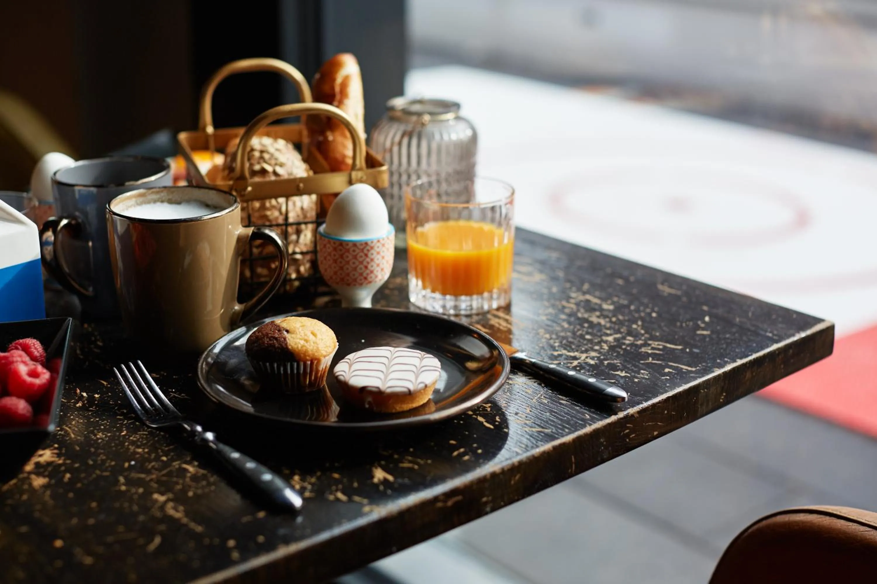 Food and drinks in hotel friends Essen Zeche Zollverein