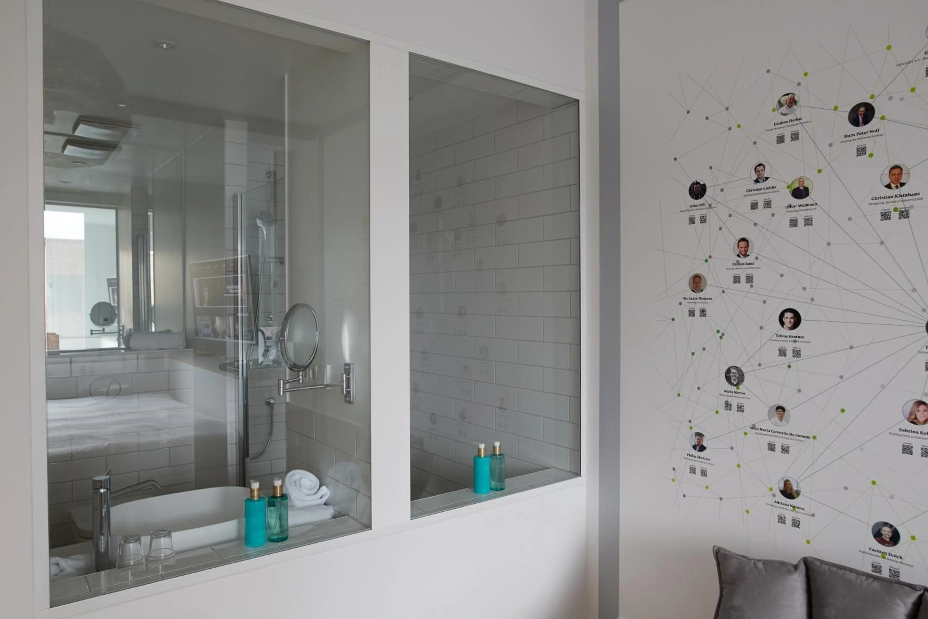 Bathroom in hotel friends Essen Zeche Zollverein