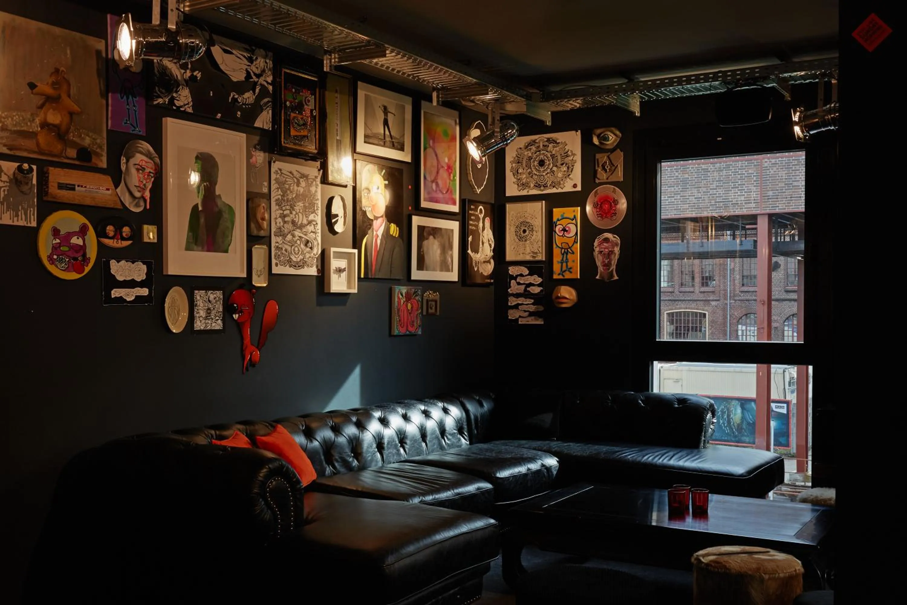 Living room in hotel friends Essen Zeche Zollverein