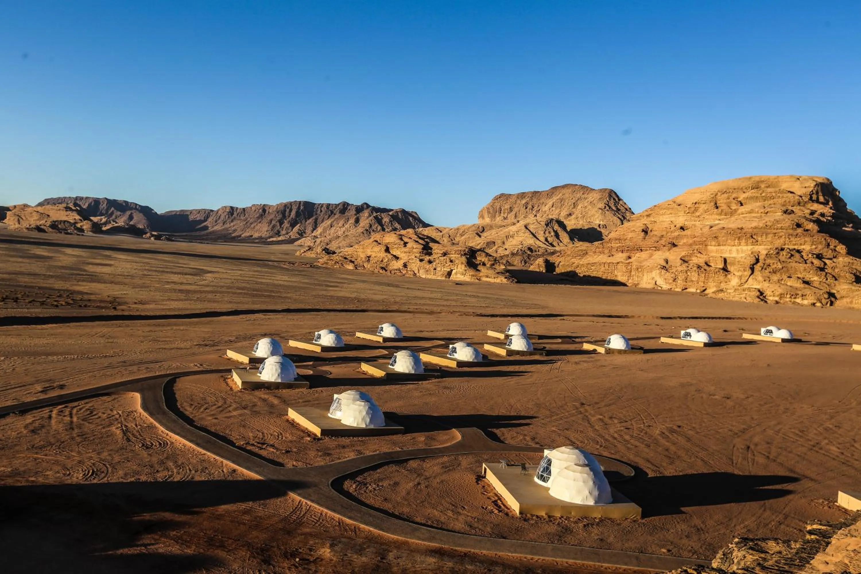Nearby landmark in Wadi Rum UFO Luxotel
