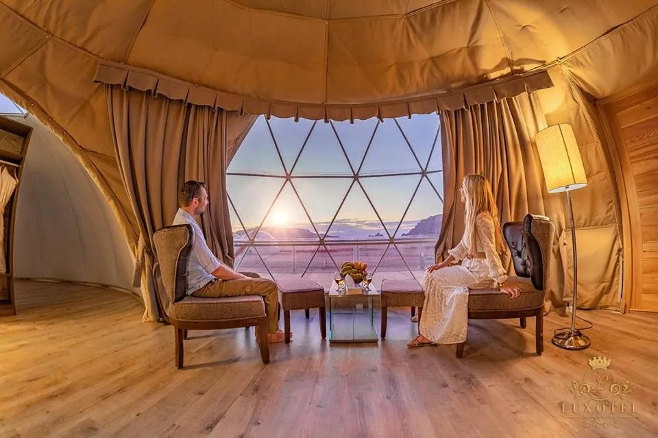 Property building in Wadi Rum UFO Luxotel