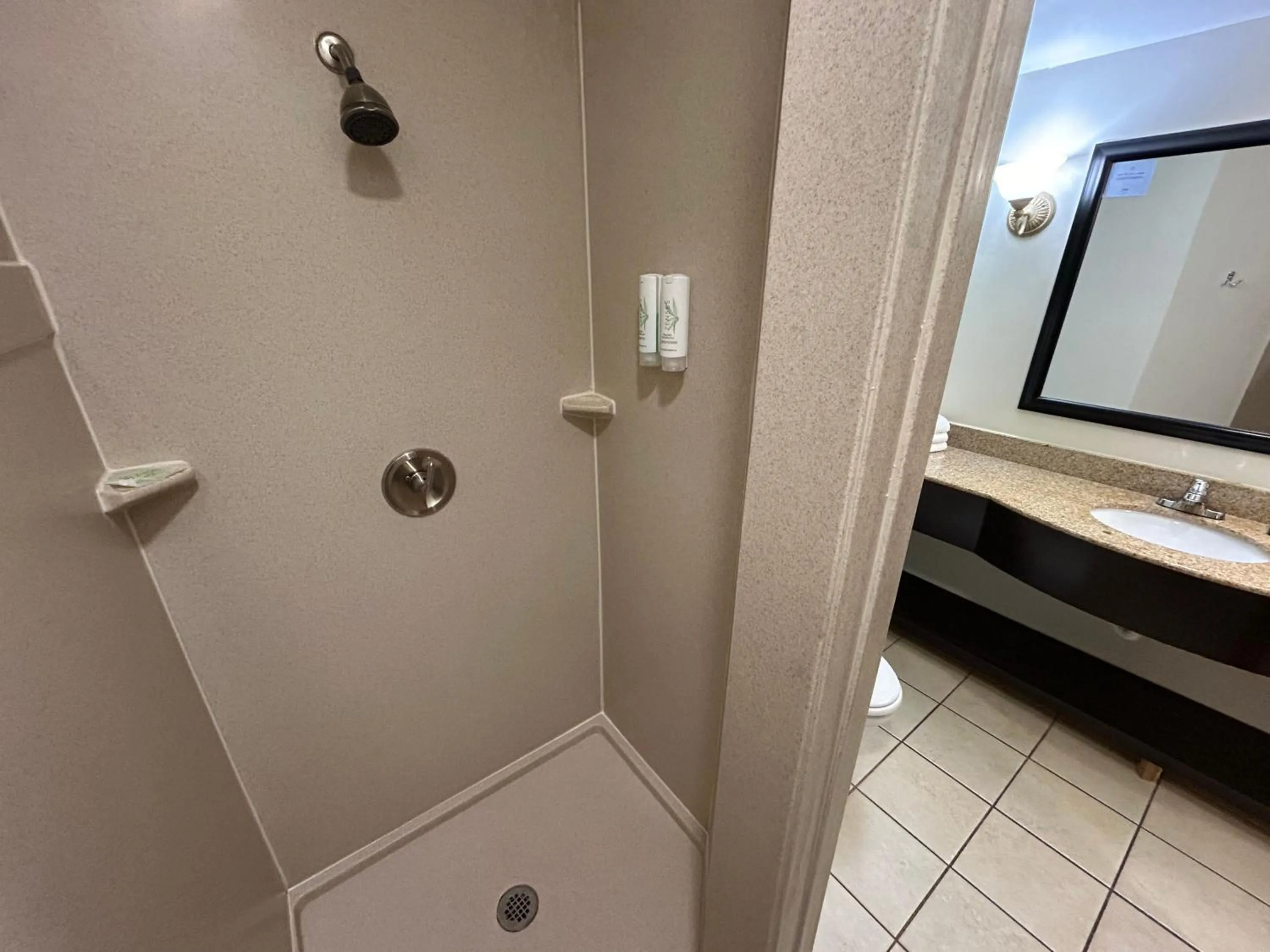 Shower in Sleep Inn & Suites Manchester near Arnold AFB