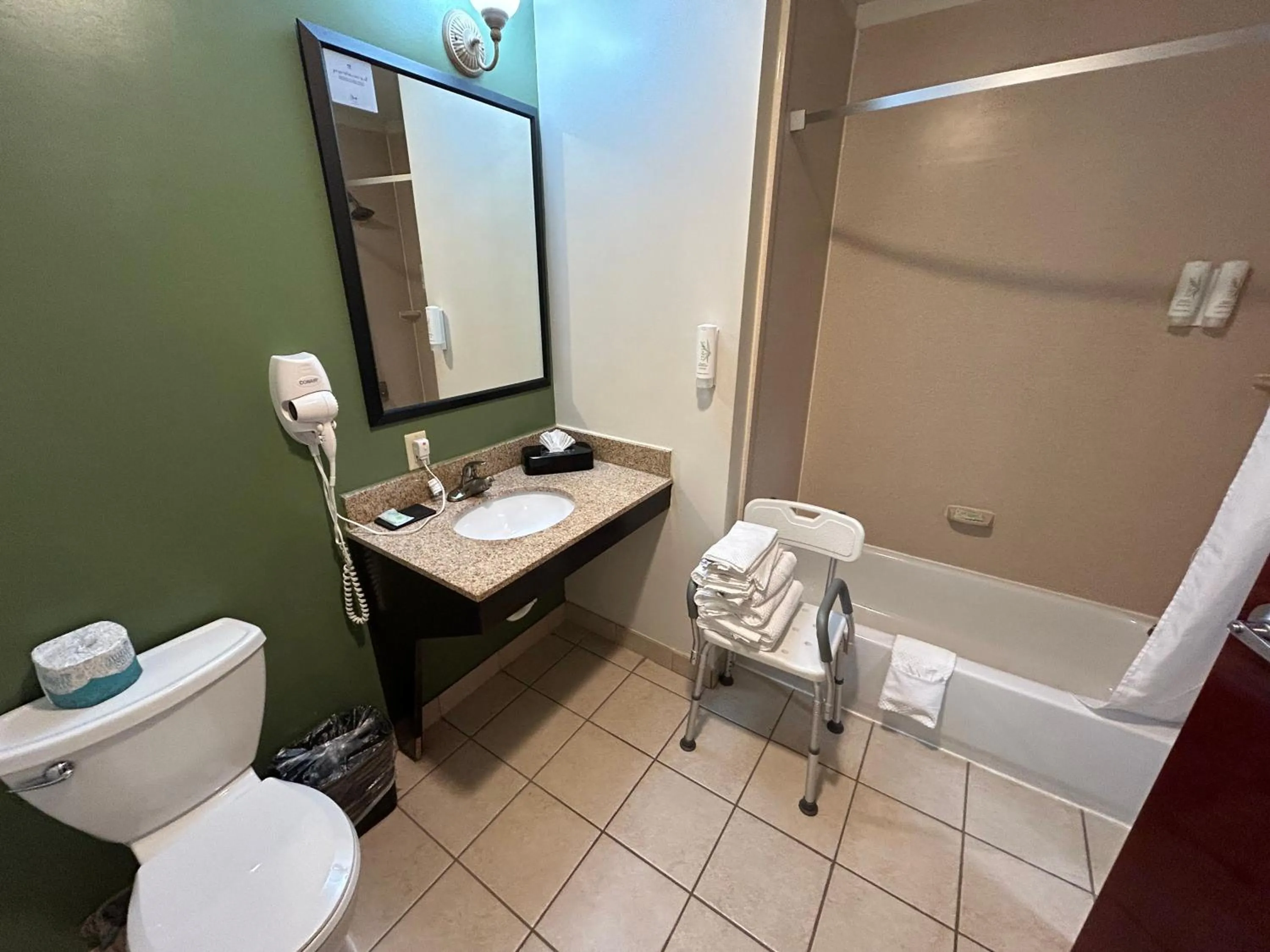 Shower in Sleep Inn & Suites Manchester near Arnold AFB