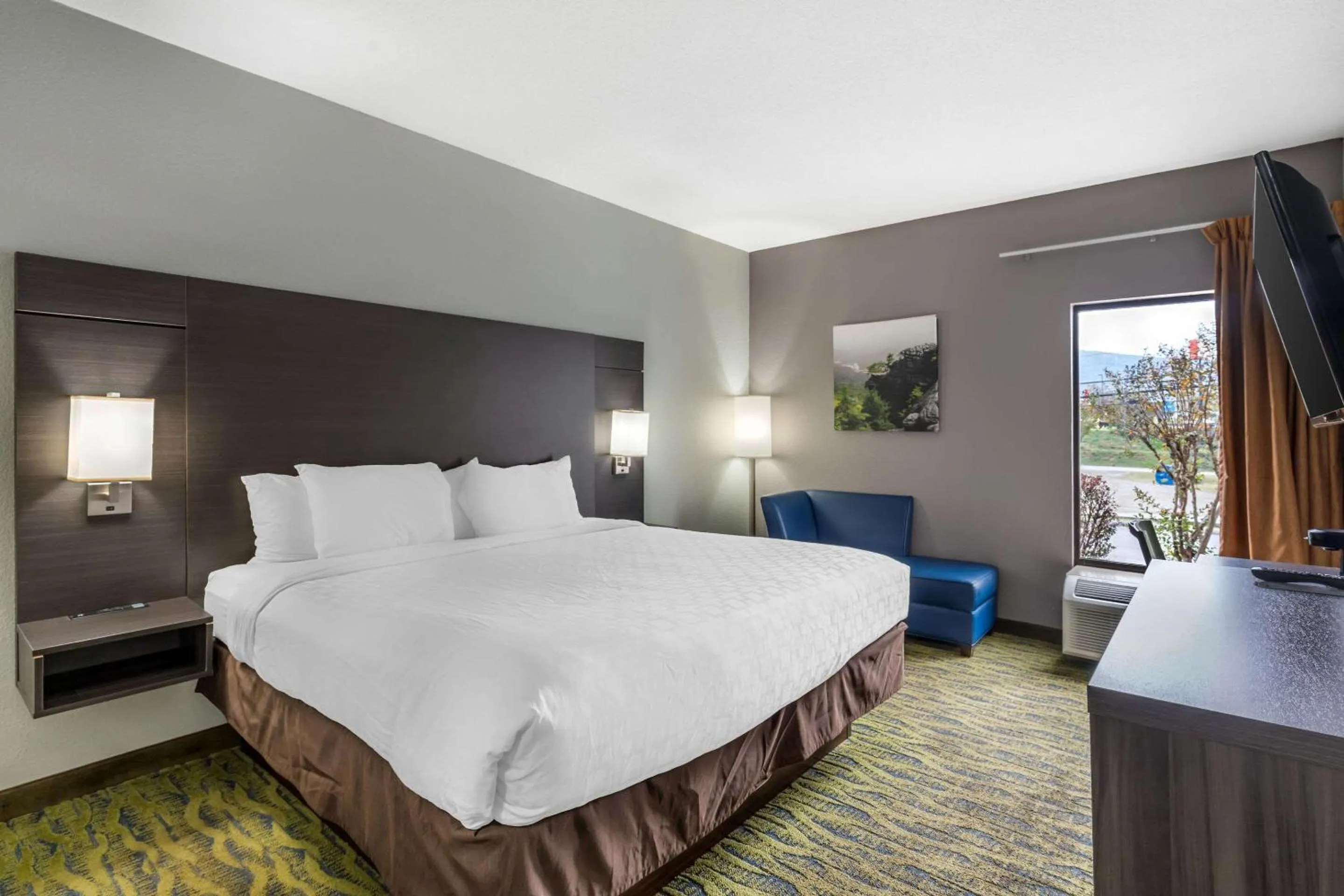 Bedroom, Bed in Clarion Inn near Lookout Mountain