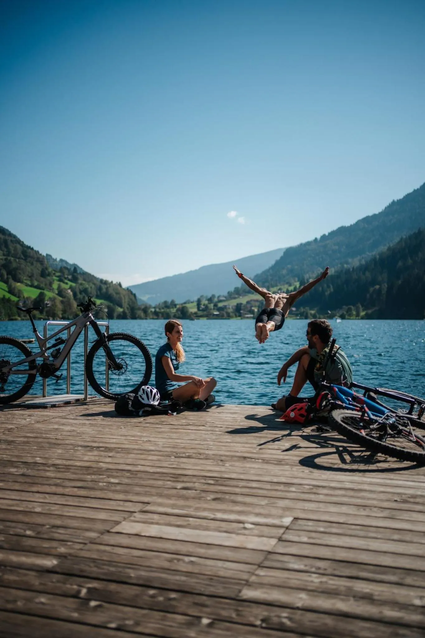 Lake view in Familien- Sportresort BRENNSEEHOF