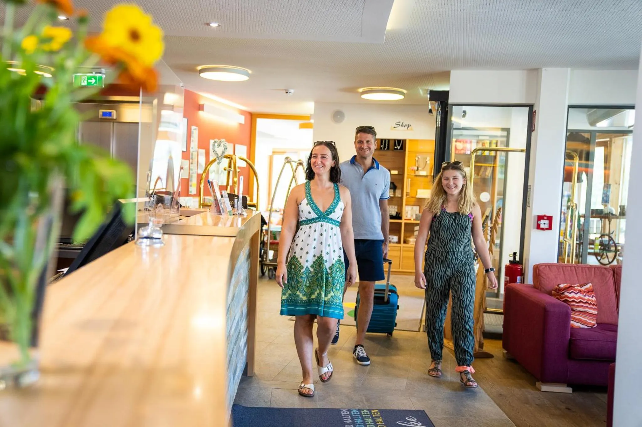 Lobby or reception in Familien- Sportresort BRENNSEEHOF