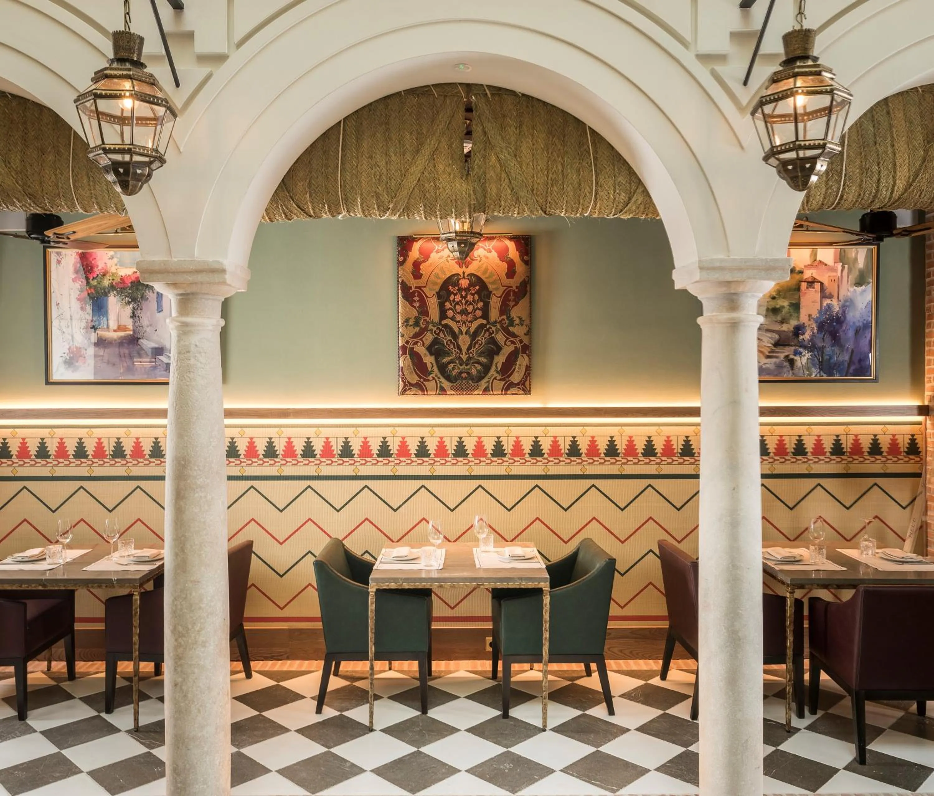 Patio in Palacio Solecio, a Small Luxury Hotel of the World