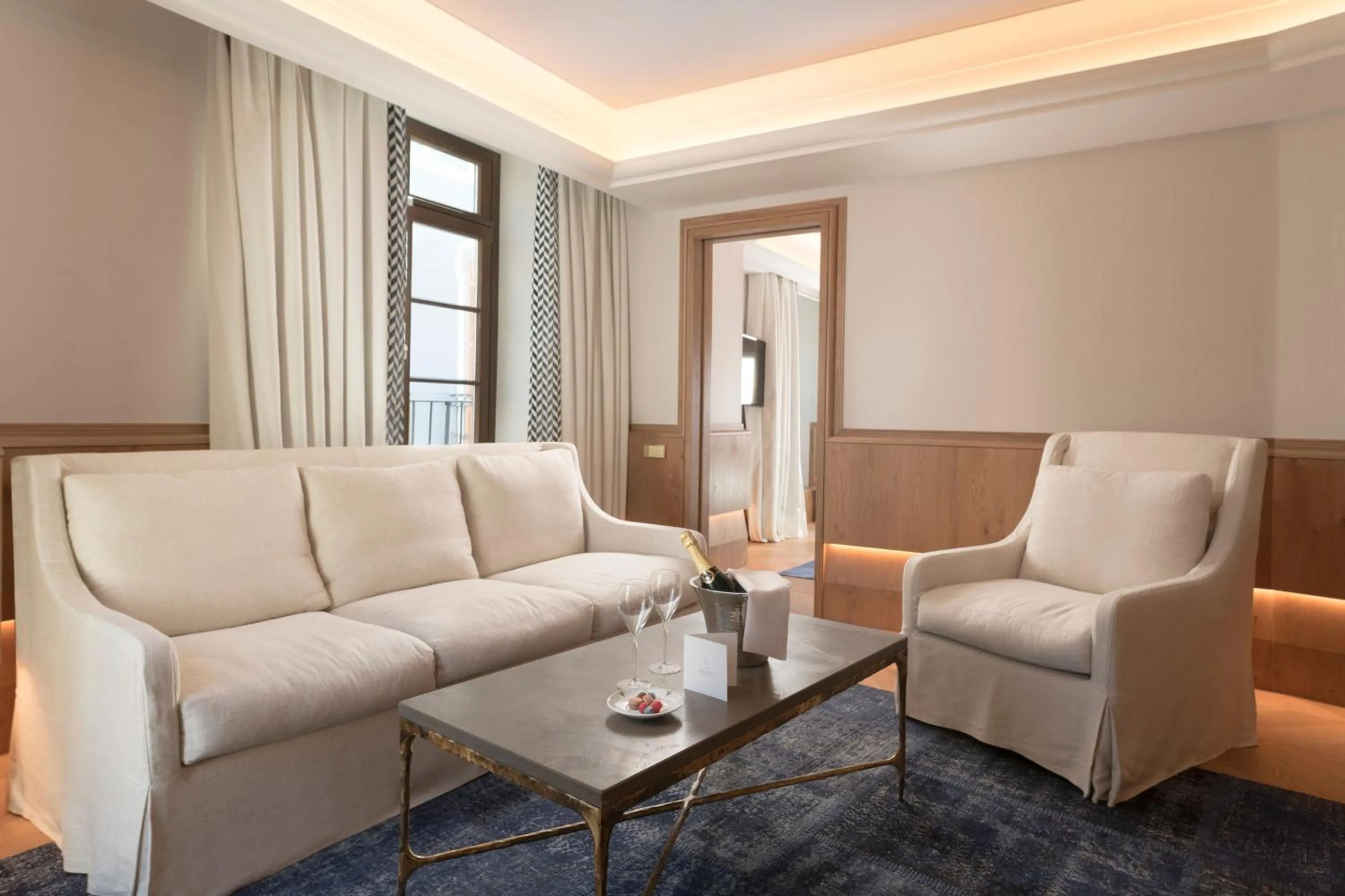 Living room in Palacio Solecio, a Small Luxury Hotel of the World