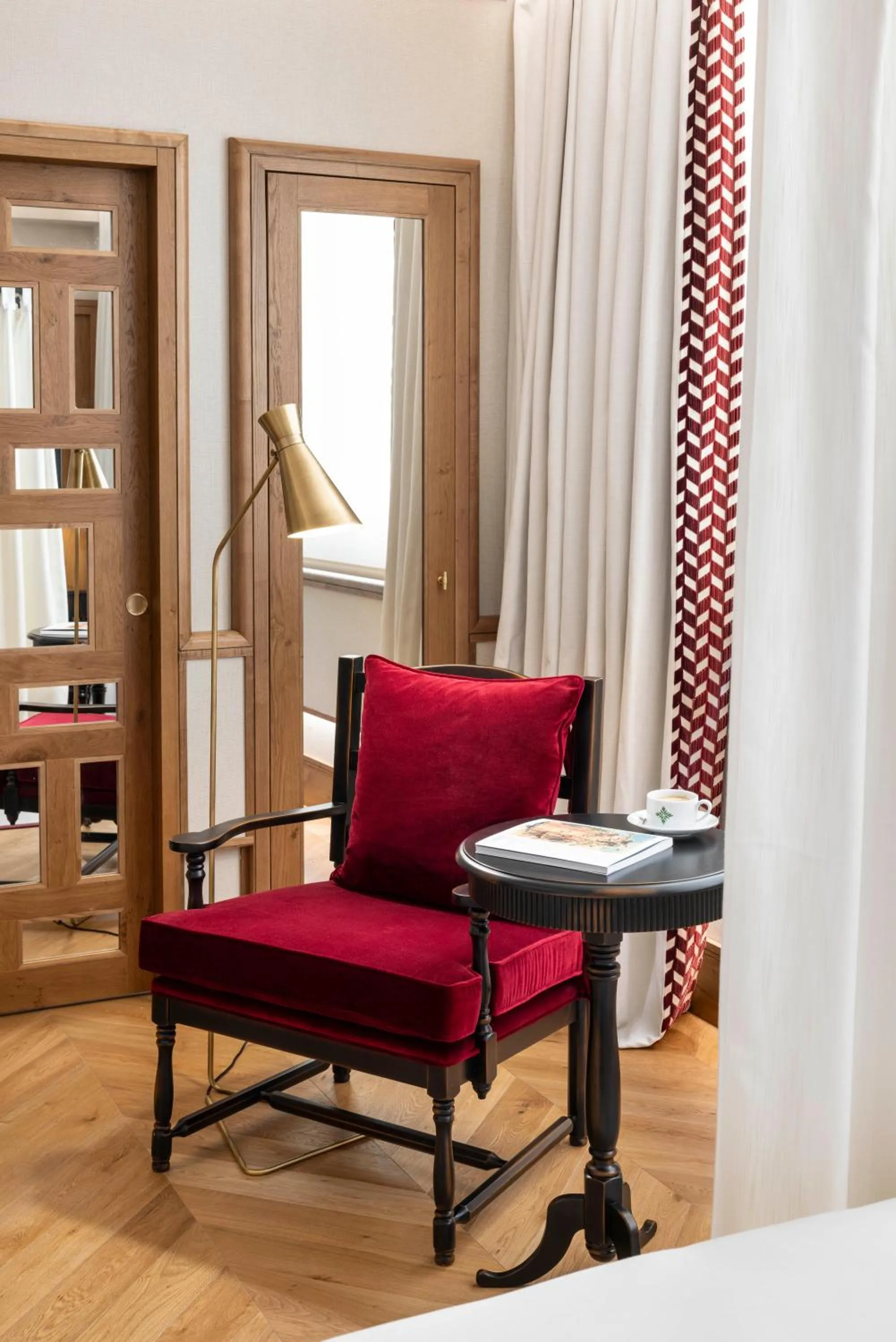 Bed in Palacio Solecio, a Small Luxury Hotel of the World