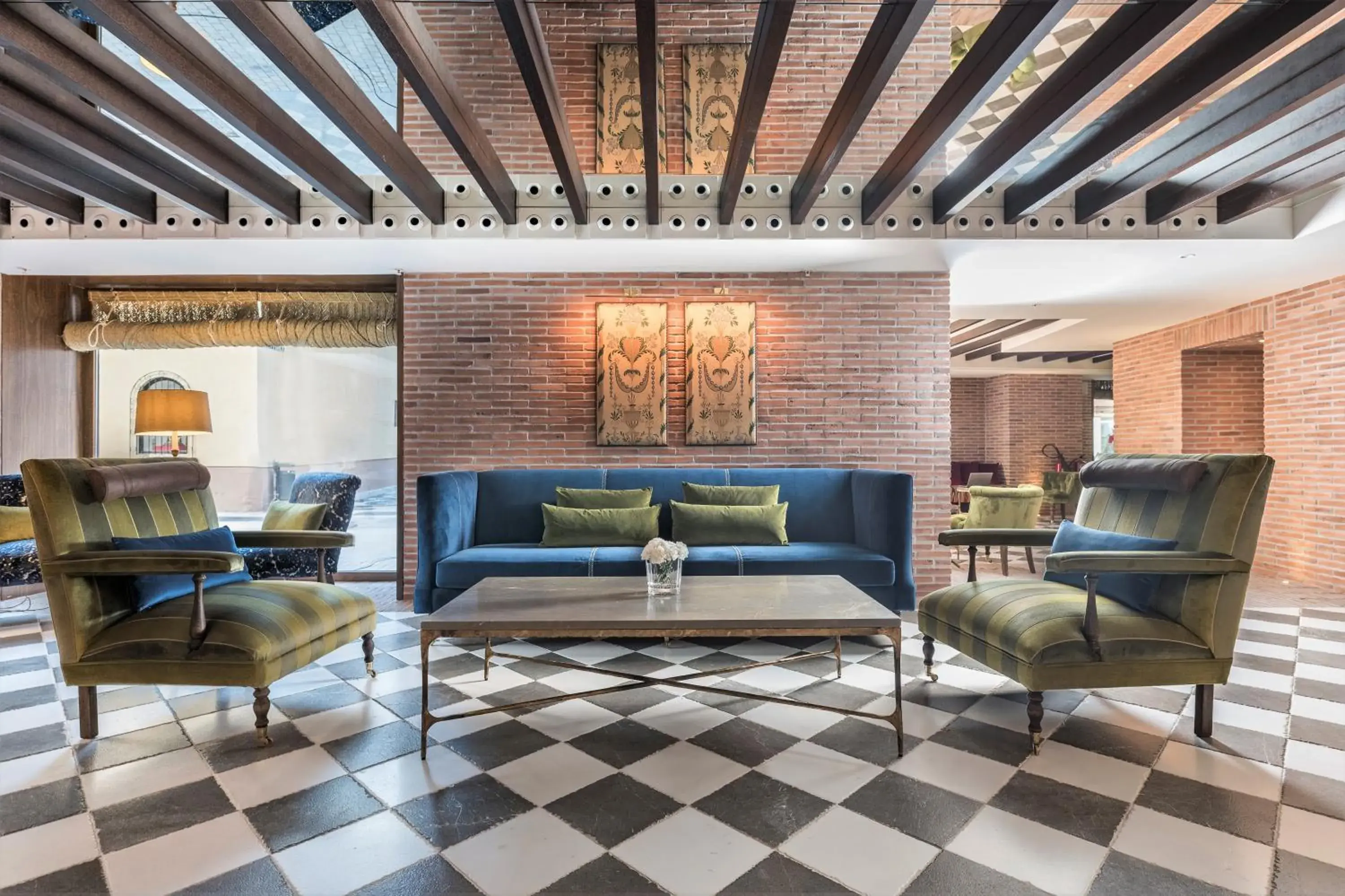 Lobby or reception in Palacio Solecio, a Small Luxury Hotel of the World Lobby or reception in Palacio Solecio, a Small Luxury Hotel of the World