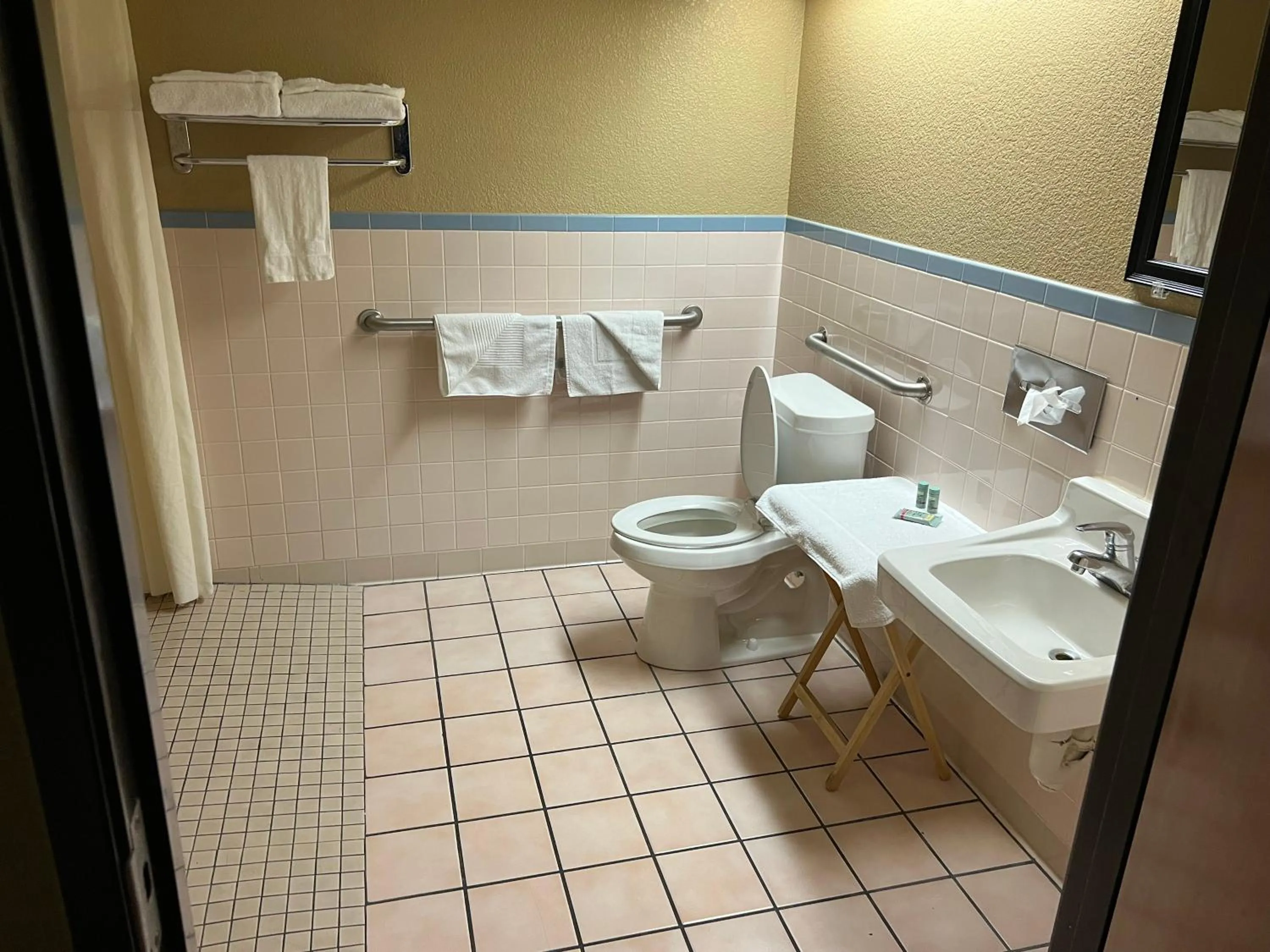 Shower in Americas Best Value Inn Pharr/McAllen