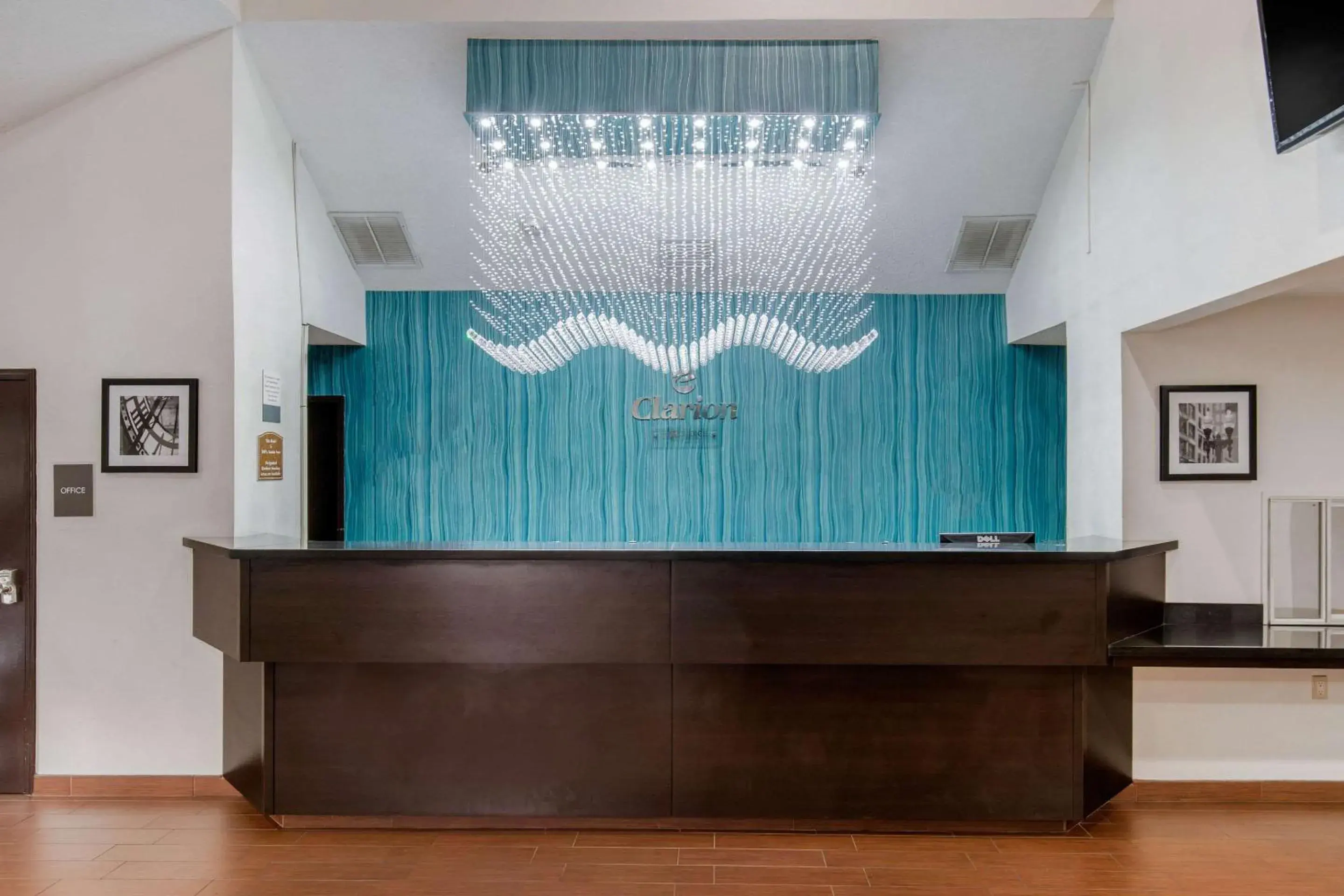 Lobby or reception in Clarion Inn & Suites DFW North Lobby or reception in Clarion Inn & Suites DFW North