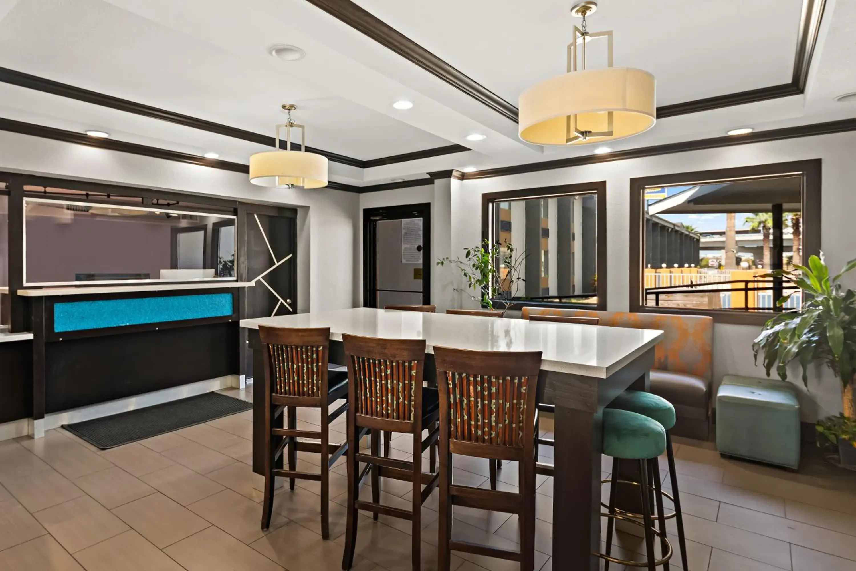 Lobby or reception in Scottish Inns Austin Downtown Lobby or reception in Scottish Inns Austin Downtown