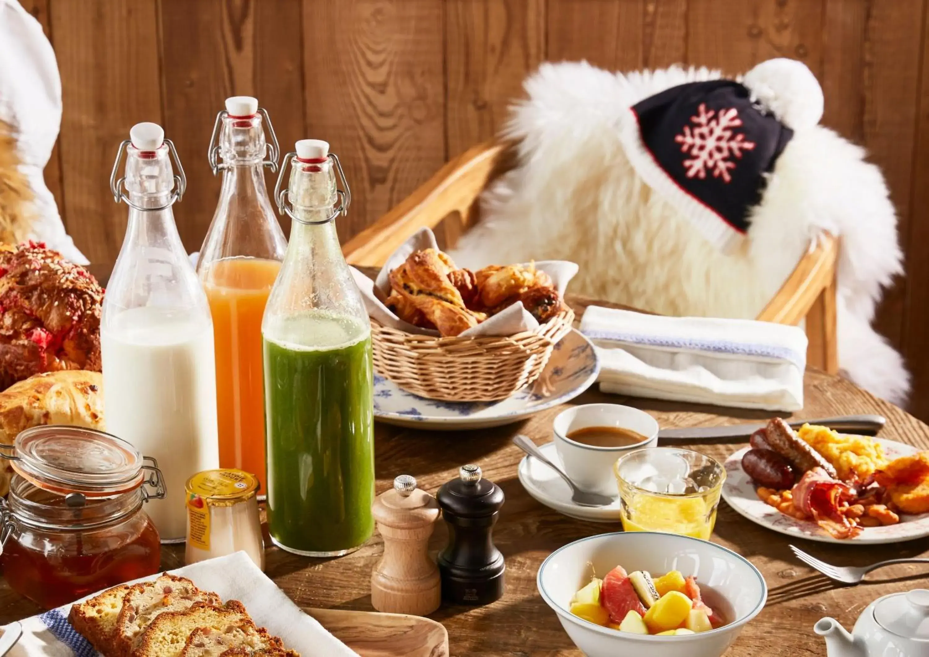 Breakfast in Ecrin Blanc Resort Courchevel - Aquapark Breakfast in Ecrin Blanc Resort Courchevel - Aquapark