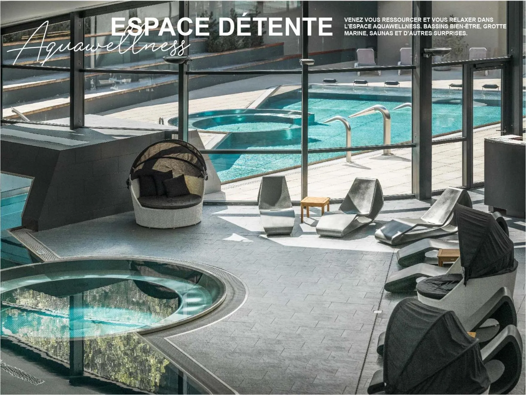 Summer in Ecrin Blanc Resort Courchevel - Aquapark