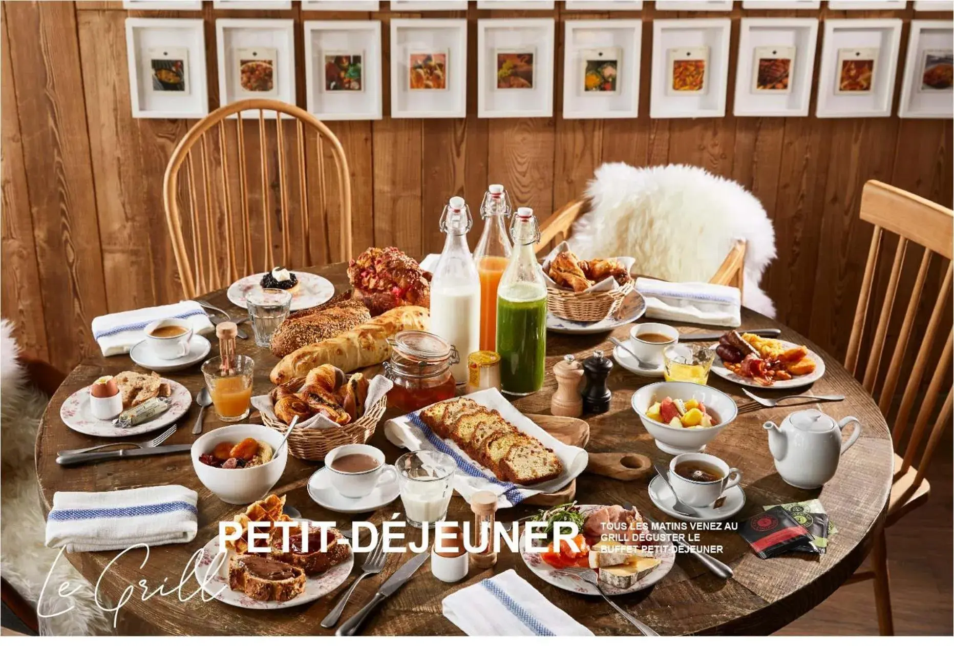Breakfast in Ecrin Blanc Resort Courchevel - Aquapark Breakfast in Ecrin Blanc Resort Courchevel - Aquapark