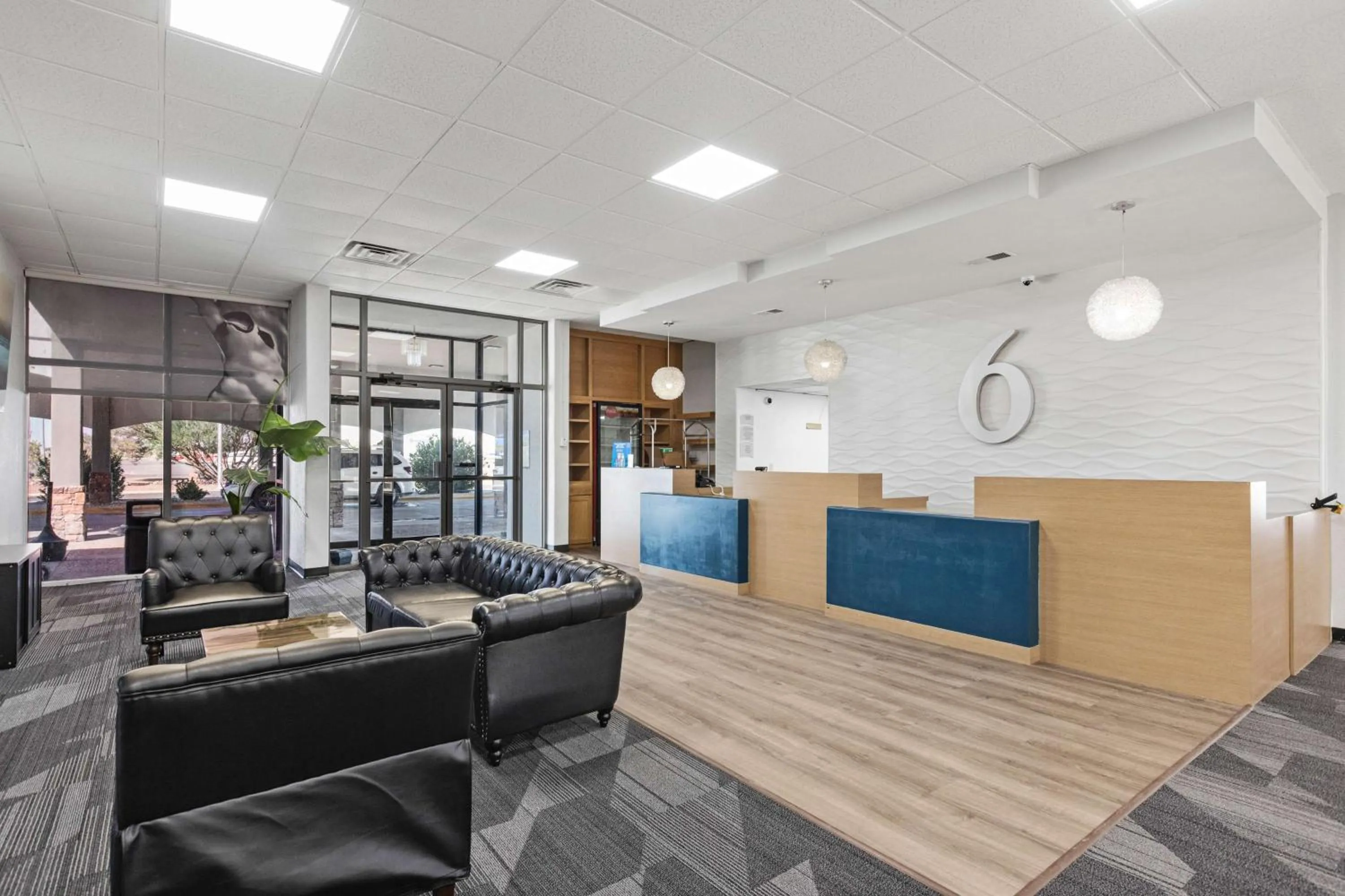 Lobby or reception in Motel 6 Pecos TX