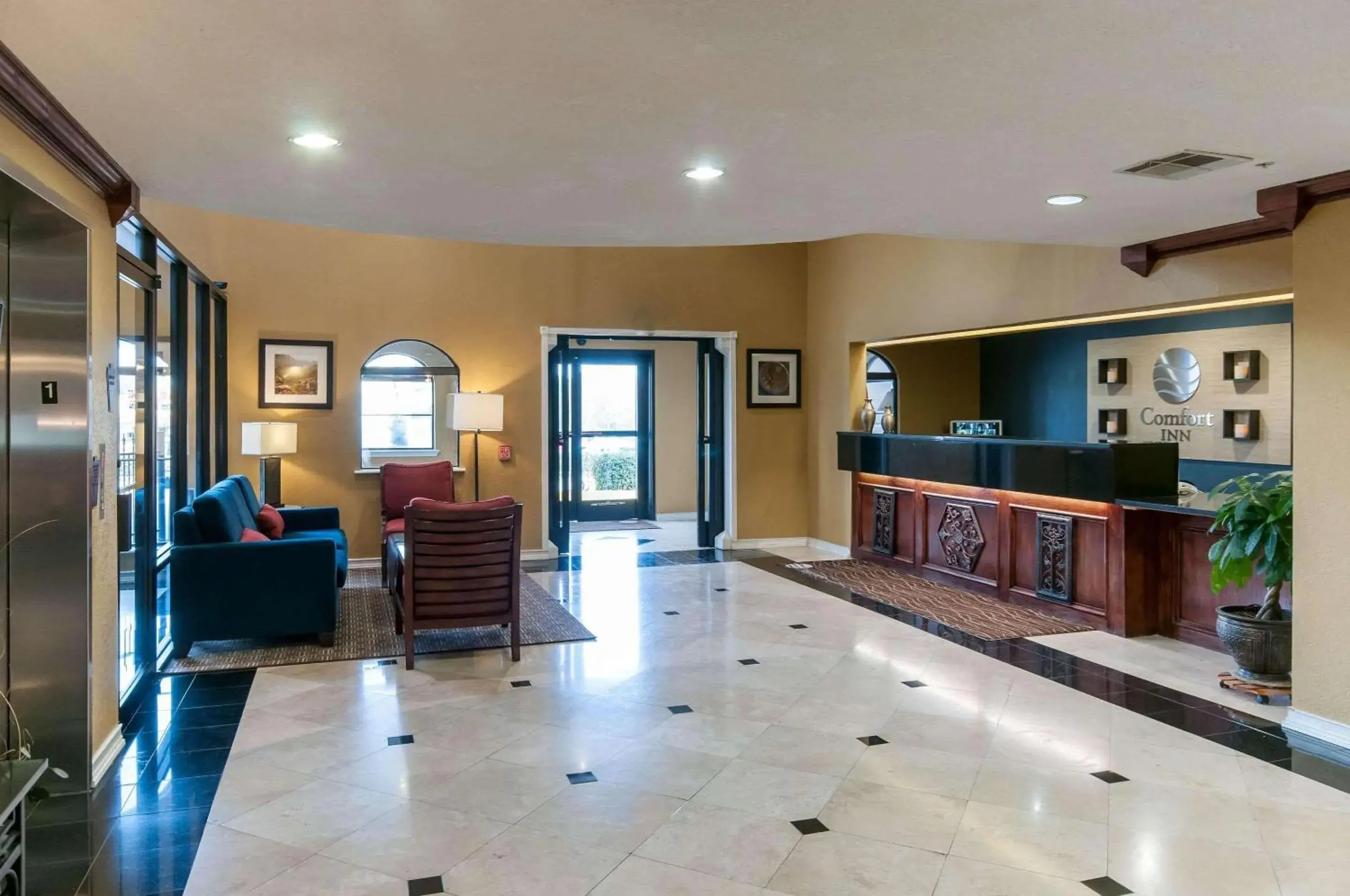 Lobby or reception in Comfort Inn North Conroe Lobby or reception in Comfort Inn North Conroe