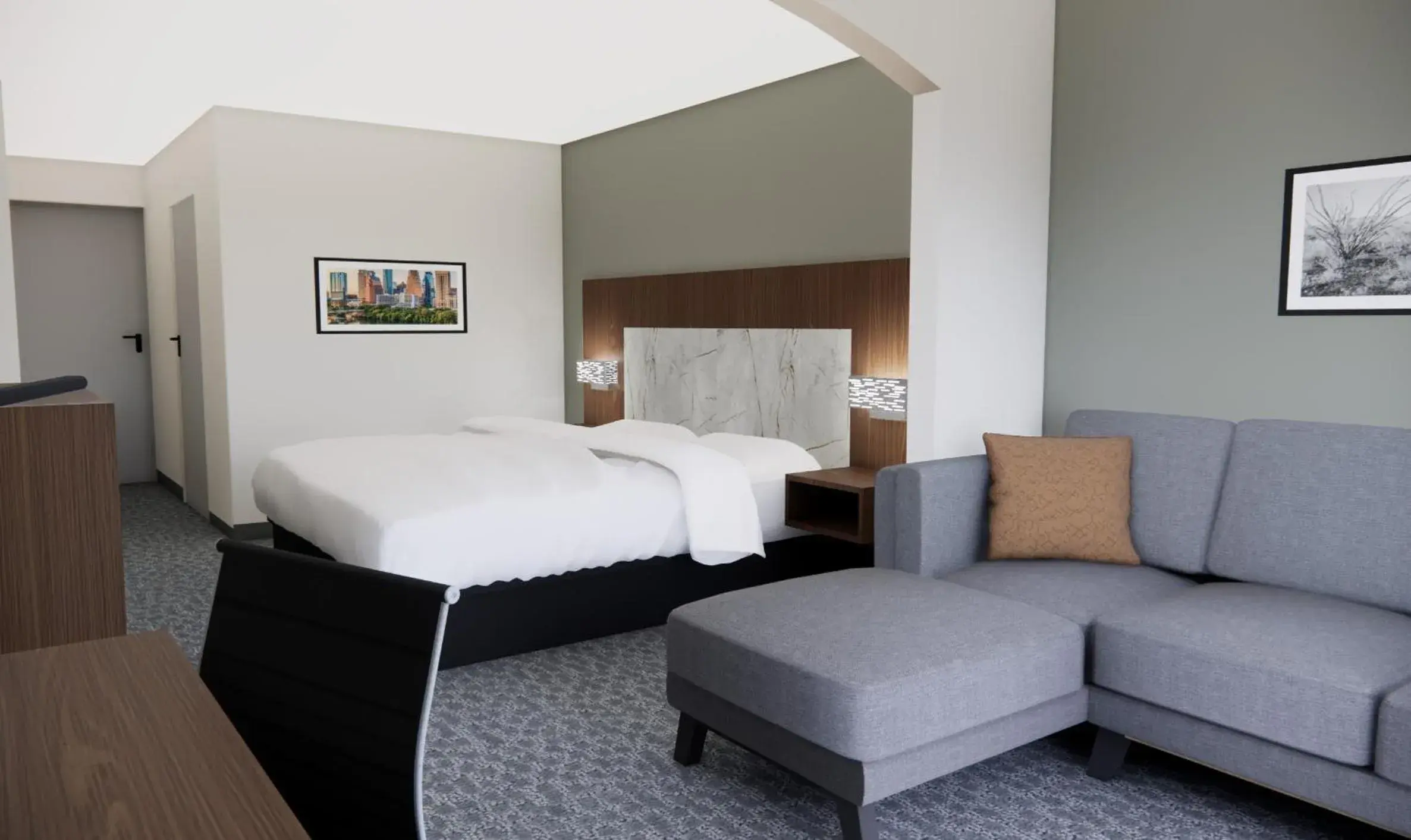 Bed in Quality Suites Austin South Street Elmo District Bed in Quality Suites Austin South Street Elmo District