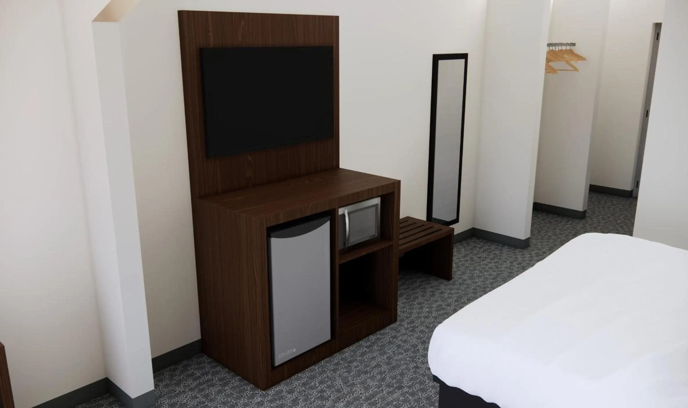 TV and multimedia, Bed in Quality Suites Austin South Street Elmo District