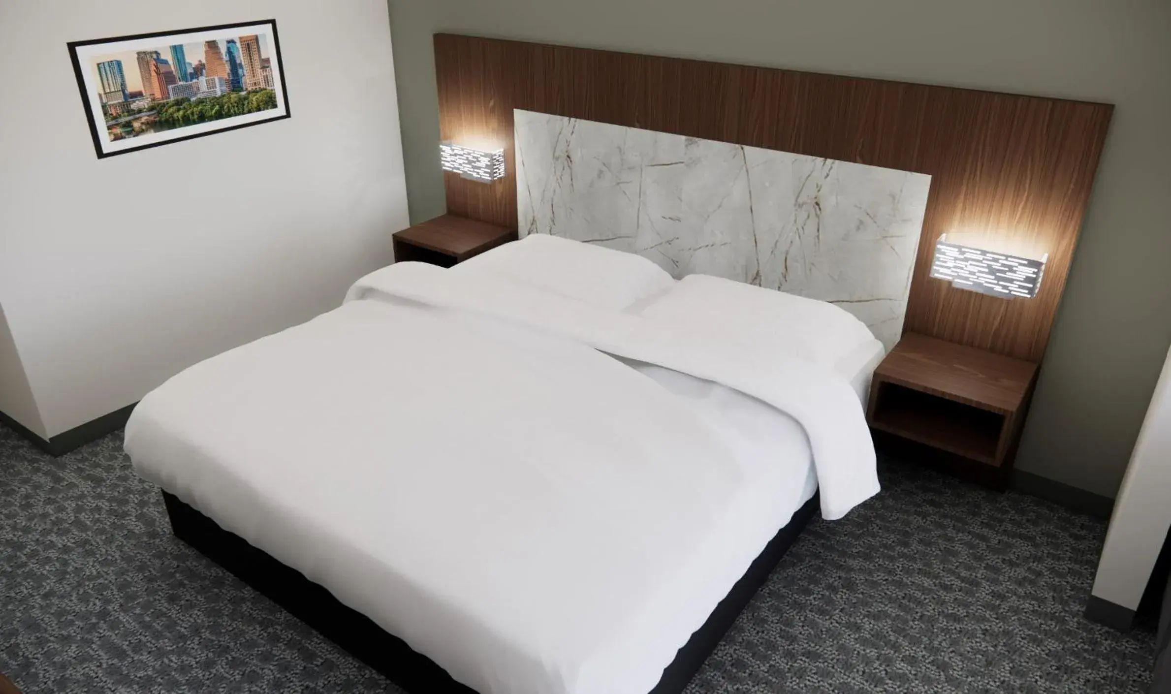 Bed in Quality Suites Austin South Street Elmo District Bed in Quality Suites Austin South Street Elmo District