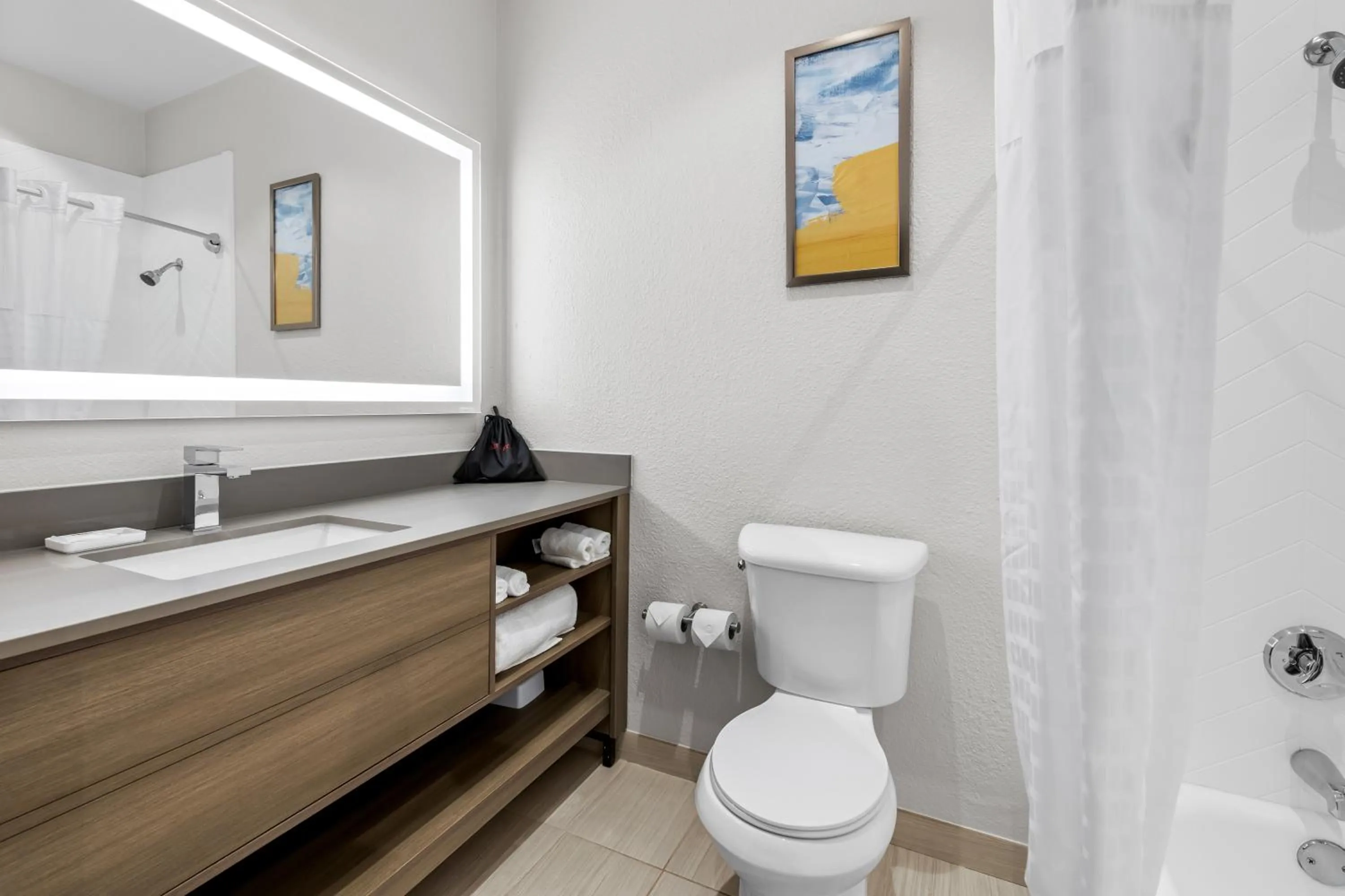 Bathroom in Comfort Suites Texarkana Texas