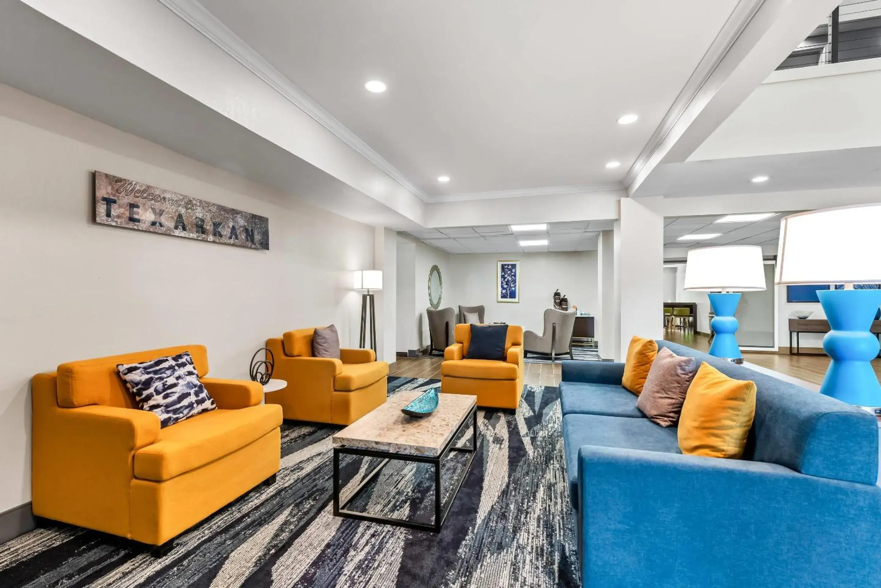 Lobby or reception in Comfort Suites Texarkana Texas Lobby or reception in Comfort Suites Texarkana Texas