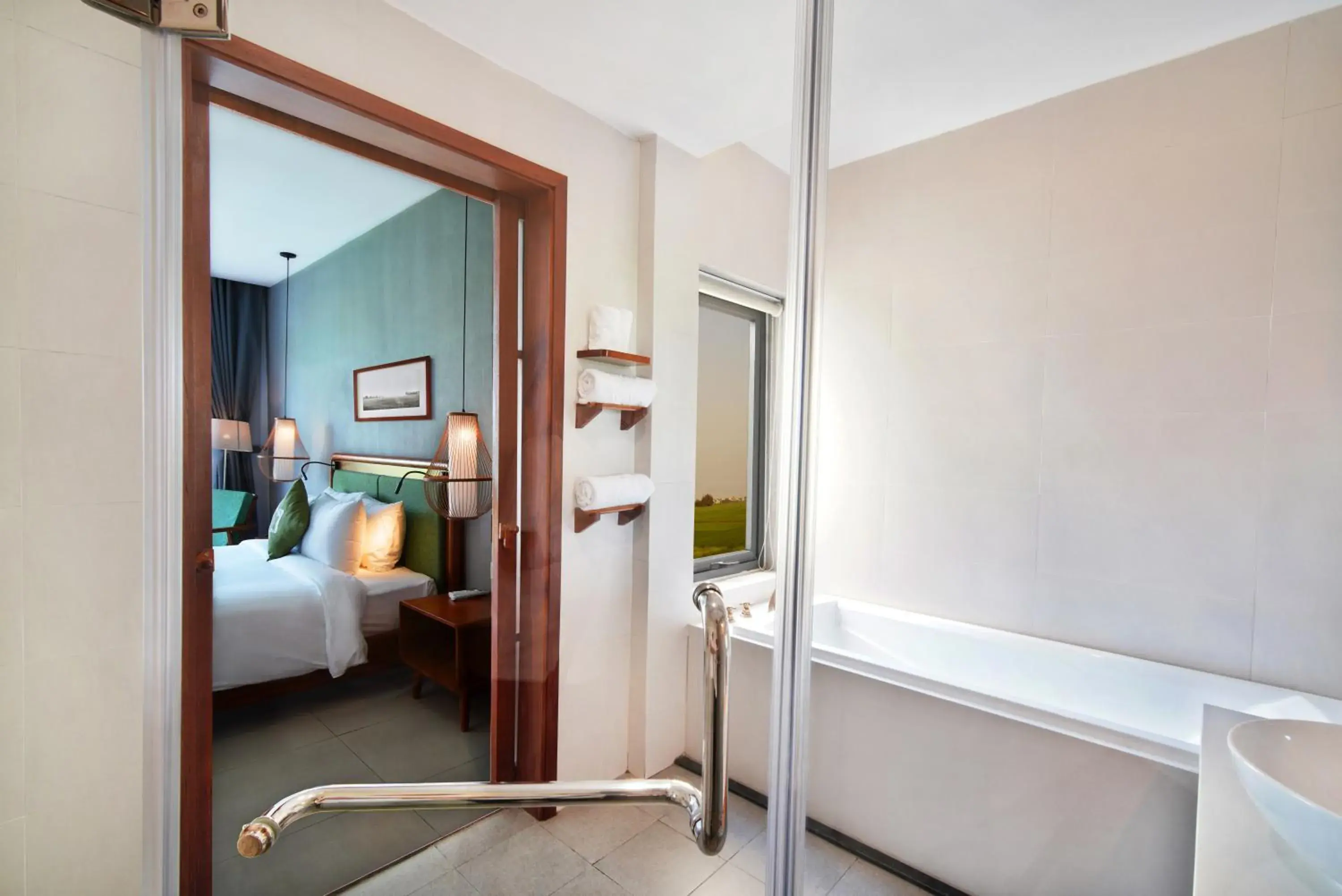 Bed in Hoian Tranquil Lodge - Chon Binh Yen Bed in Hoian Tranquil Lodge - Chon Binh Yen