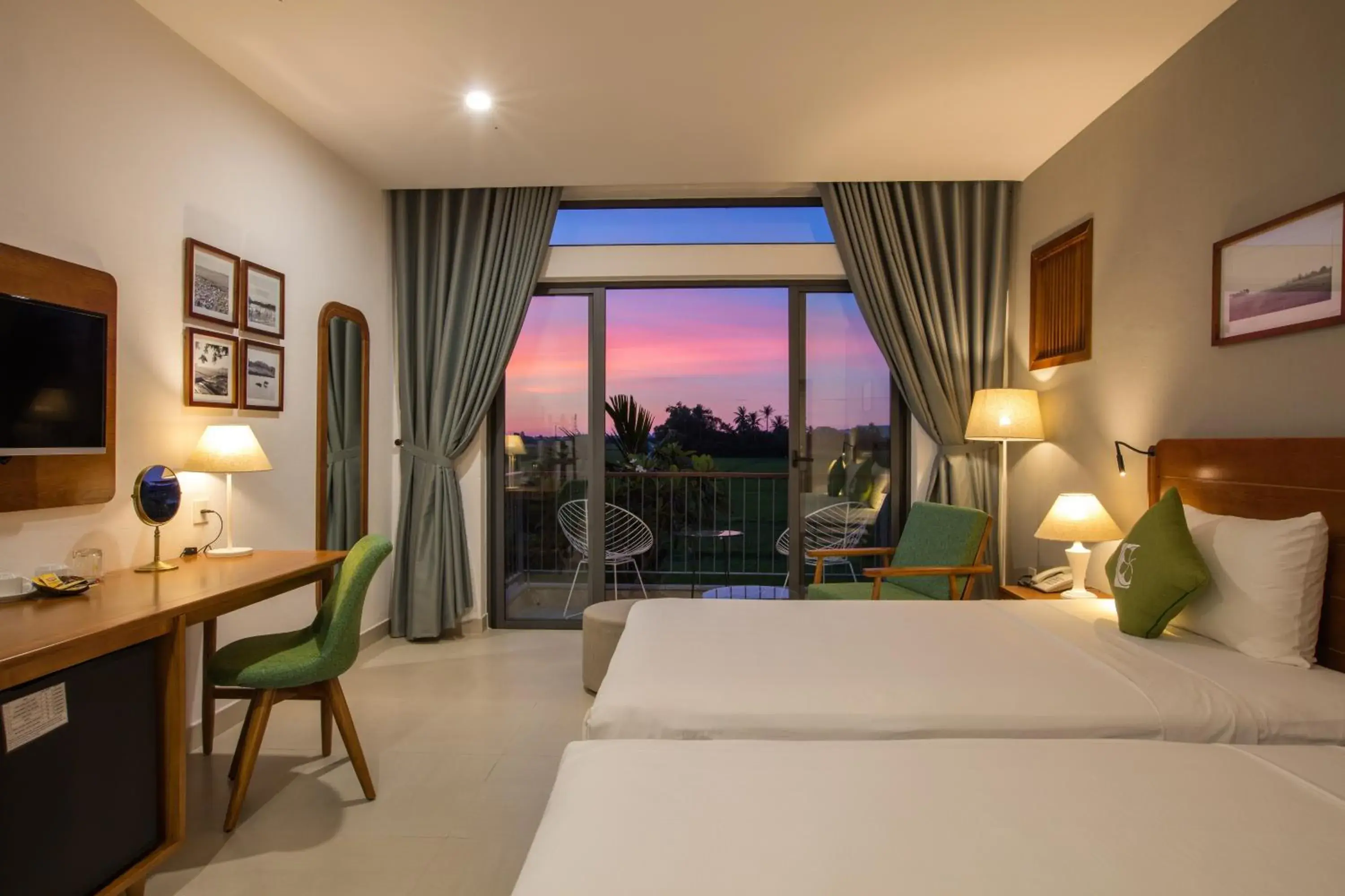 Bed in Hoian Tranquil Lodge - Chon Binh Yen Bed in Hoian Tranquil Lodge - Chon Binh Yen