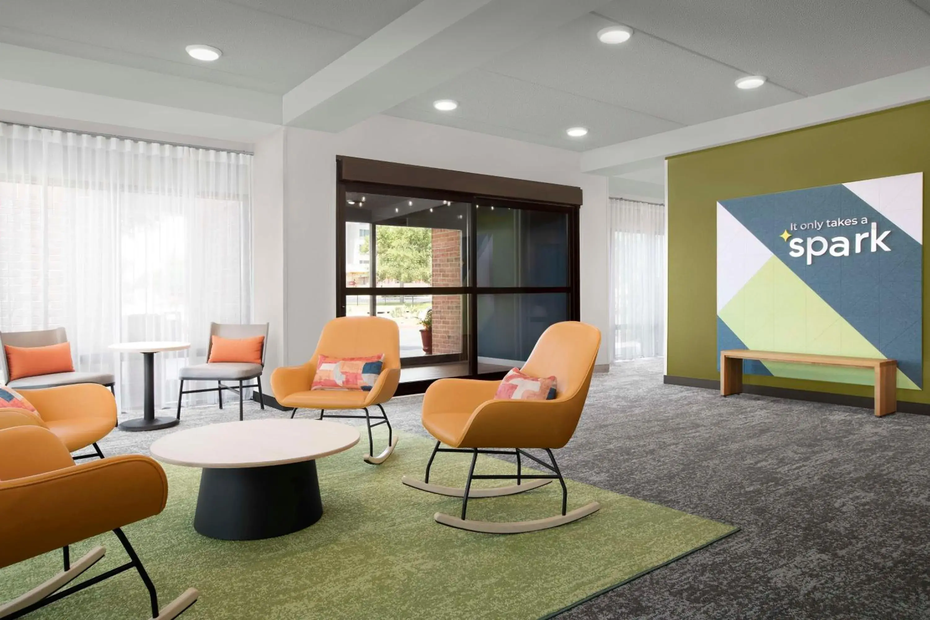 Lobby or reception in Spark By Hilton San Antonio Northwest Near Six Flags Lobby or reception in Spark By Hilton San Antonio Northwest Near Six Flags