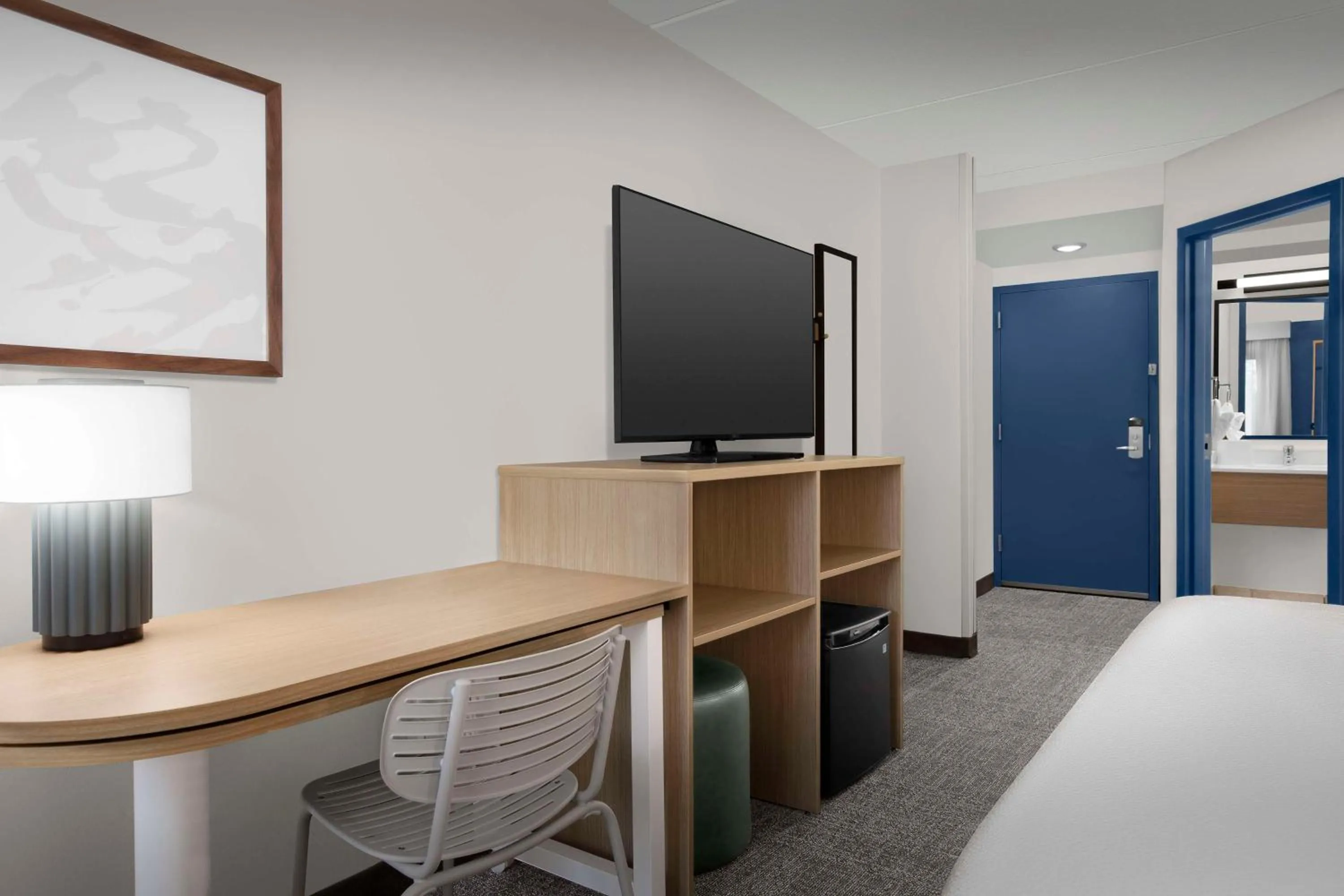 Bed in Spark By Hilton San Antonio Northwest Near Six Flags