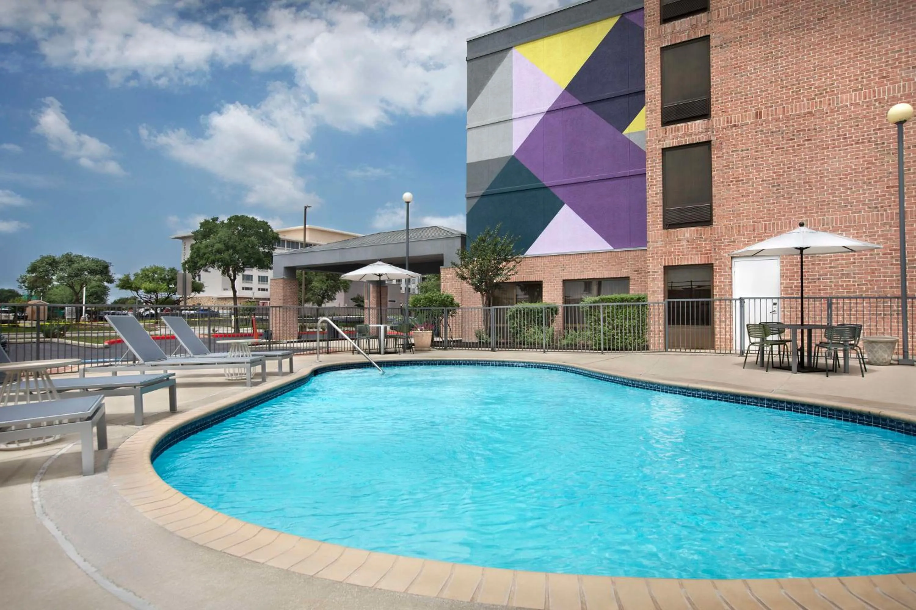 Pool view in Quality Inn San Antonio Fiesta at Six Flags