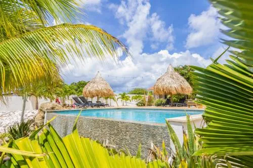 Swimming pool in ABC Lodges Curacao