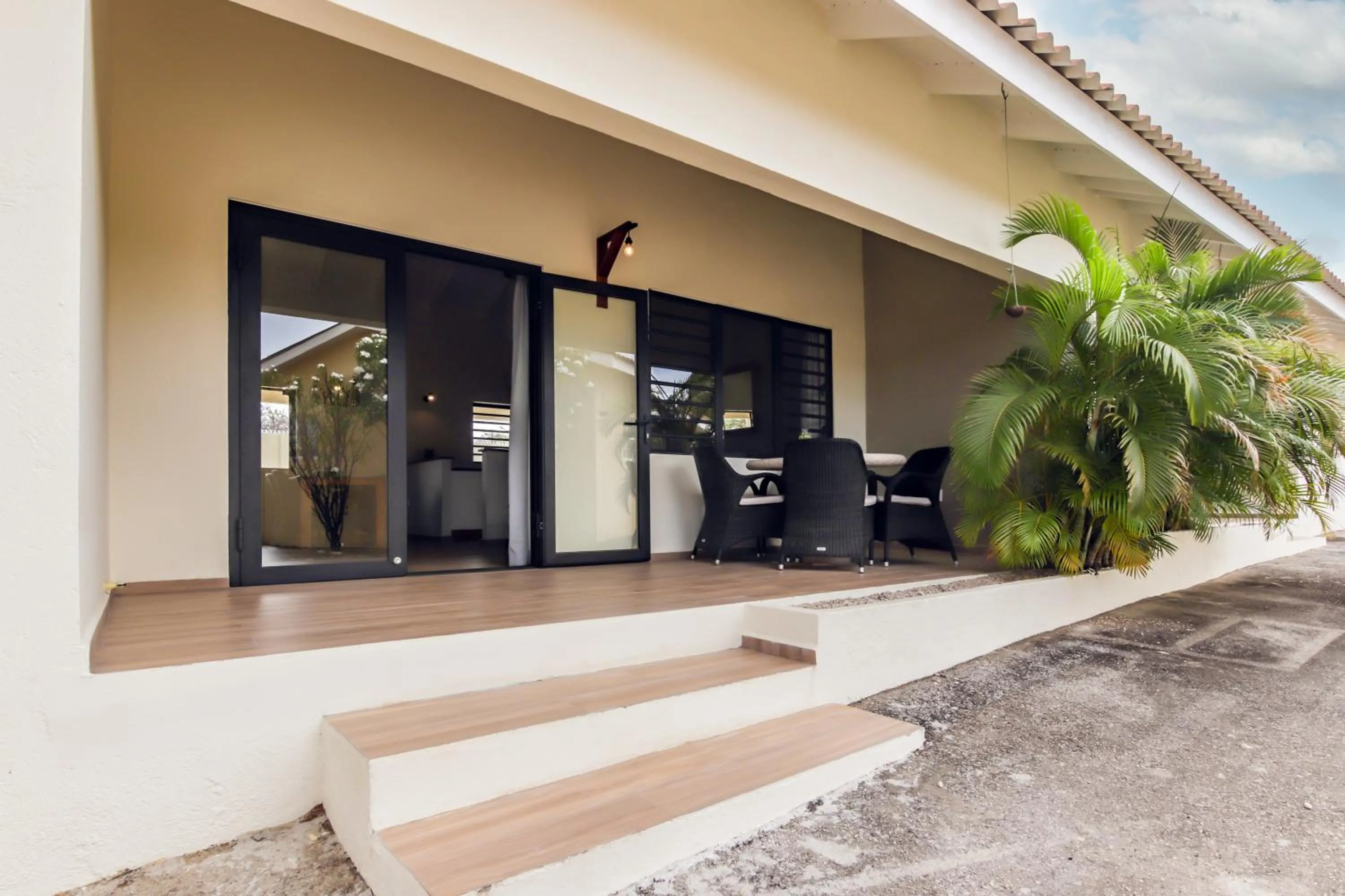Patio in ABC Lodges Curacao