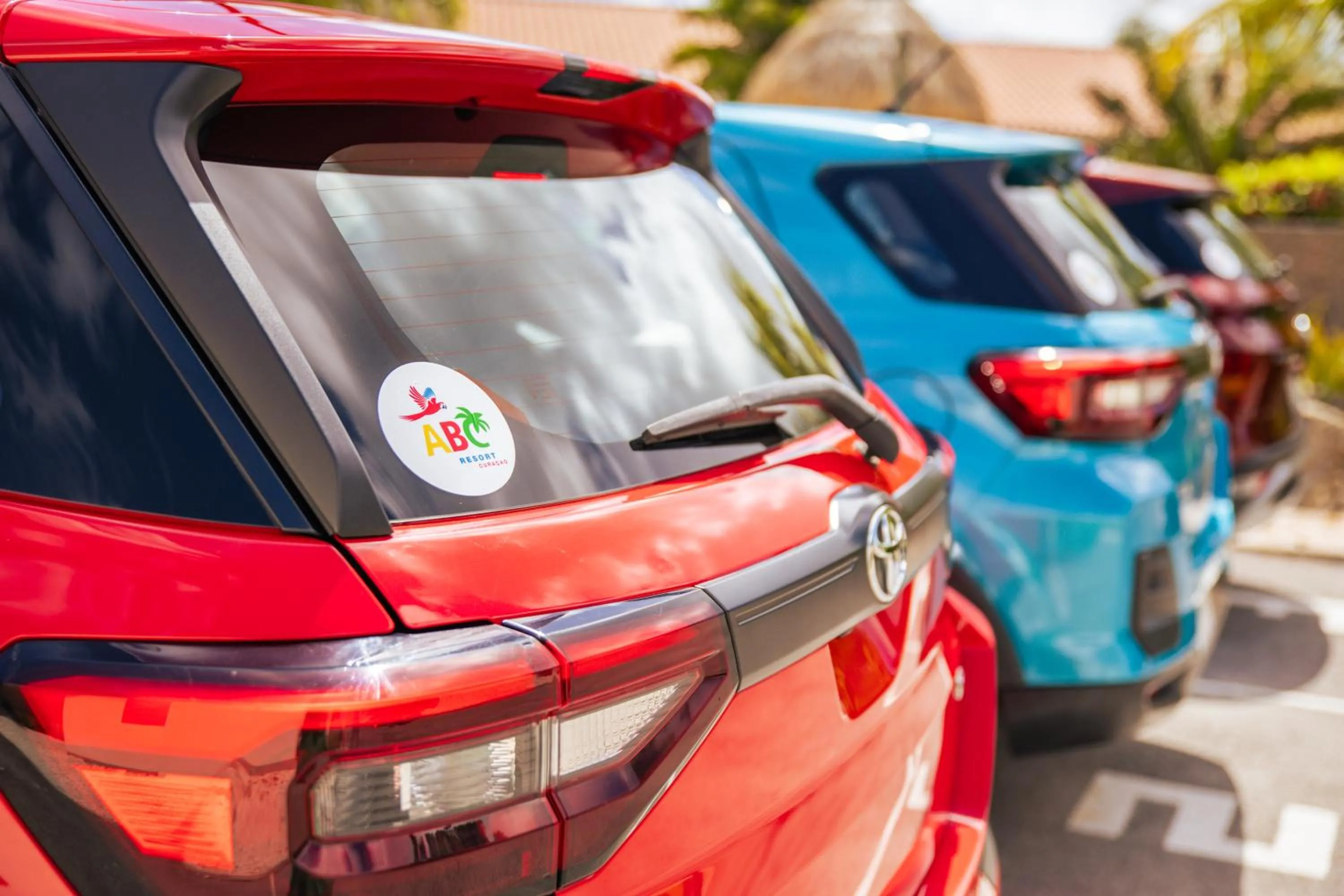 Parking in ABC Lodges Curacao