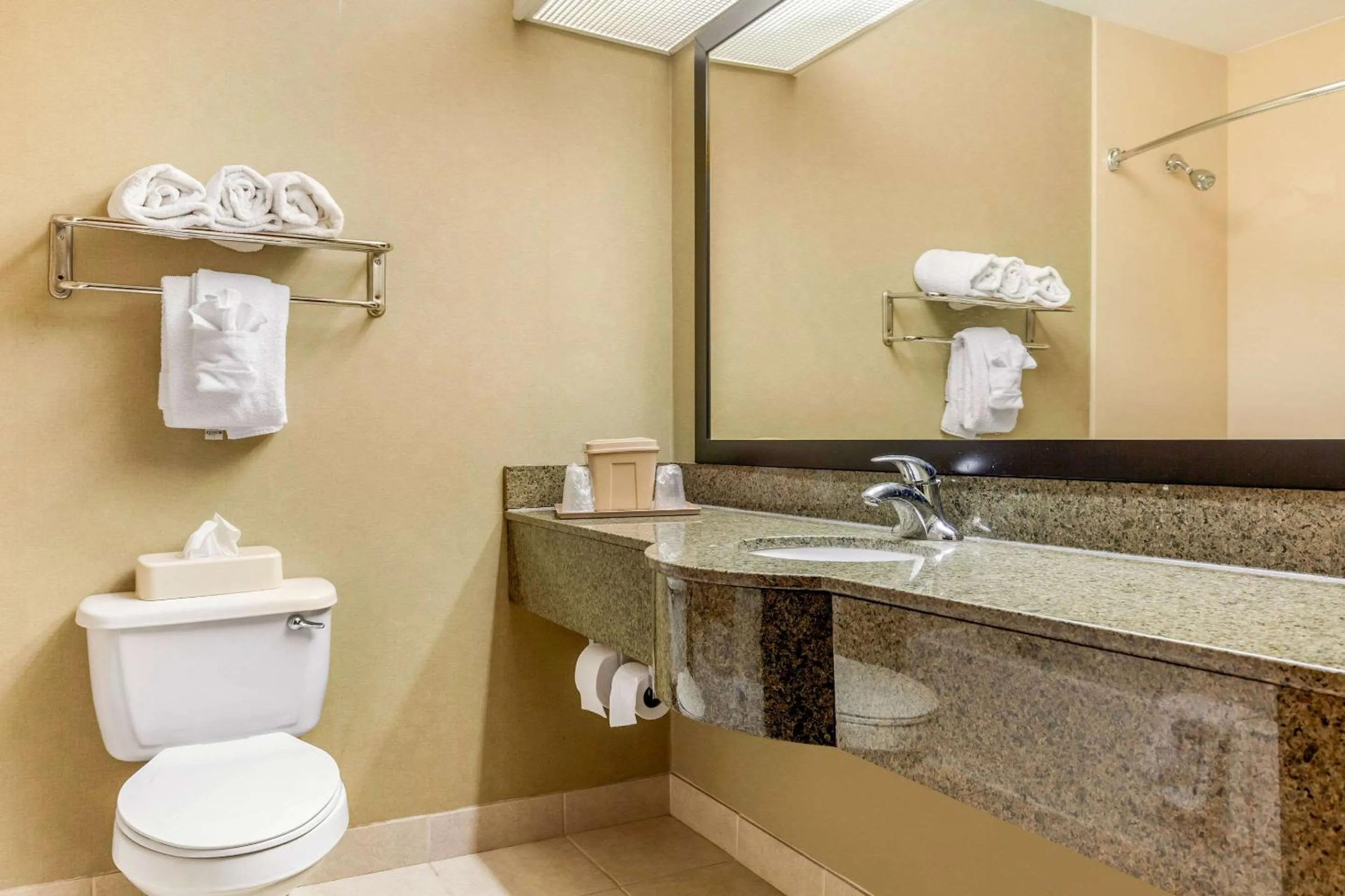 Photo of the whole room in Quality Suites Sherman