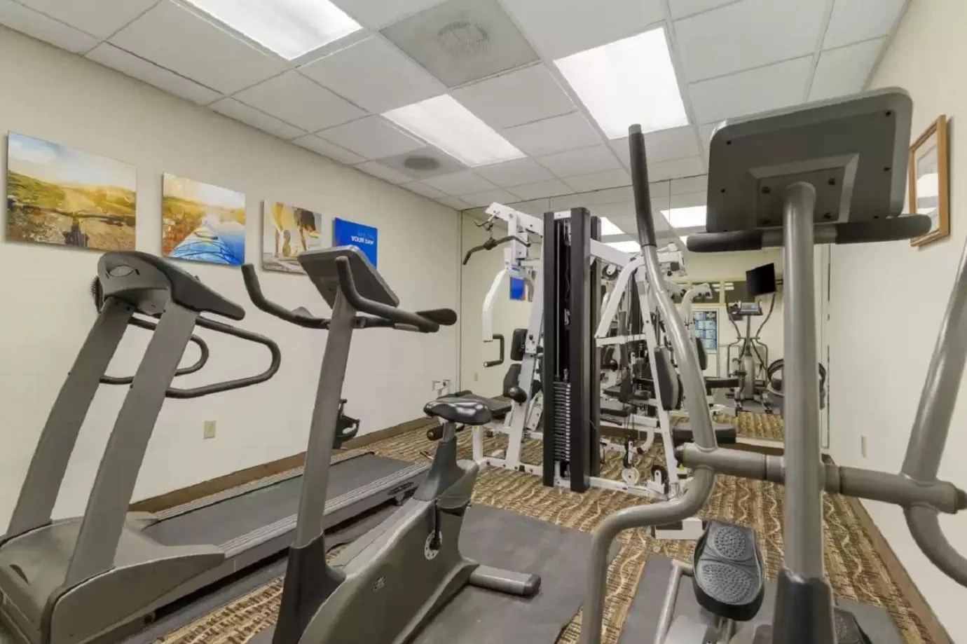 Fitness centre/facilities in Spark By Hilton San Antonio Airport