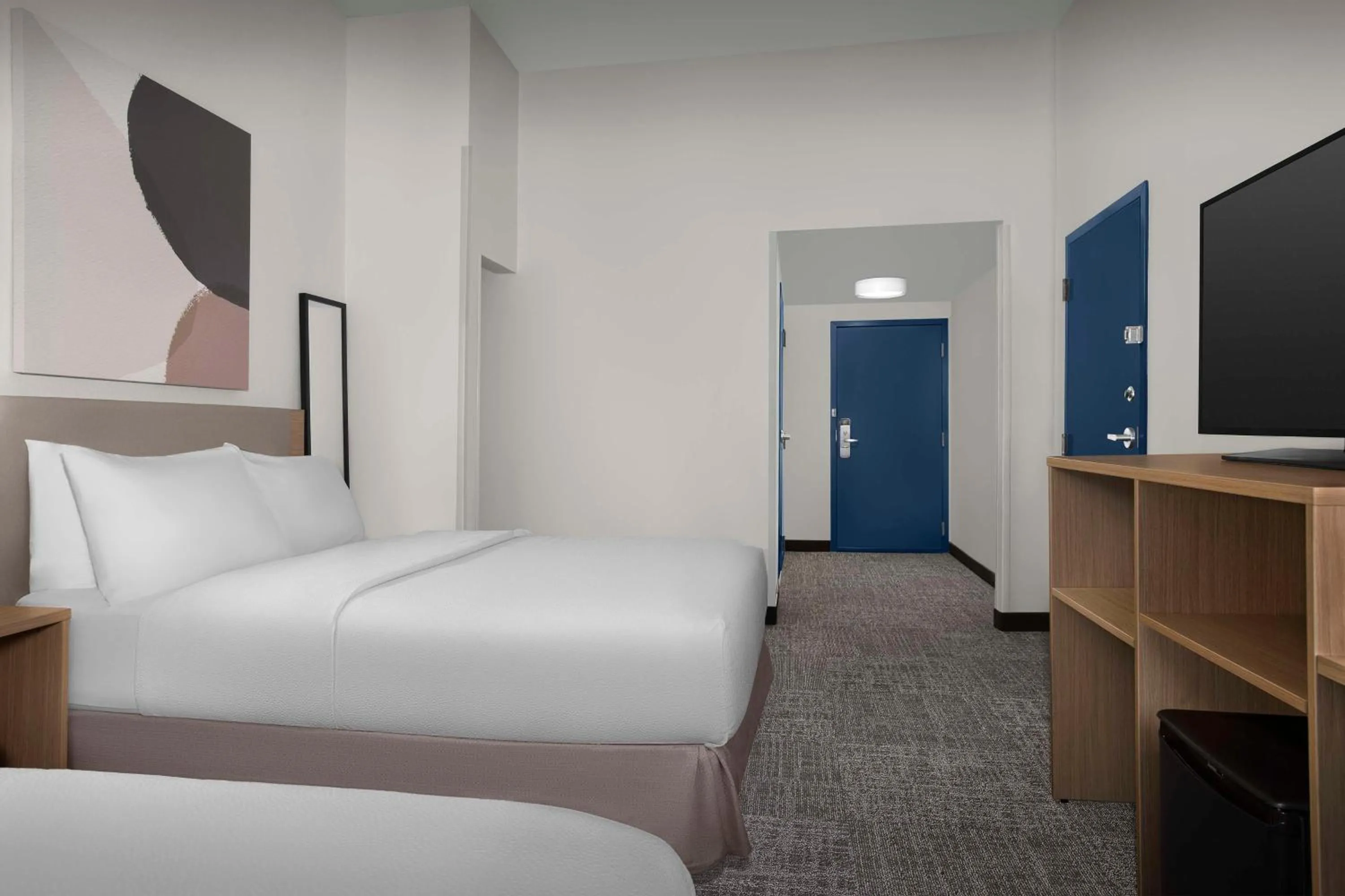 Bed in Spark By Hilton San Antonio Airport