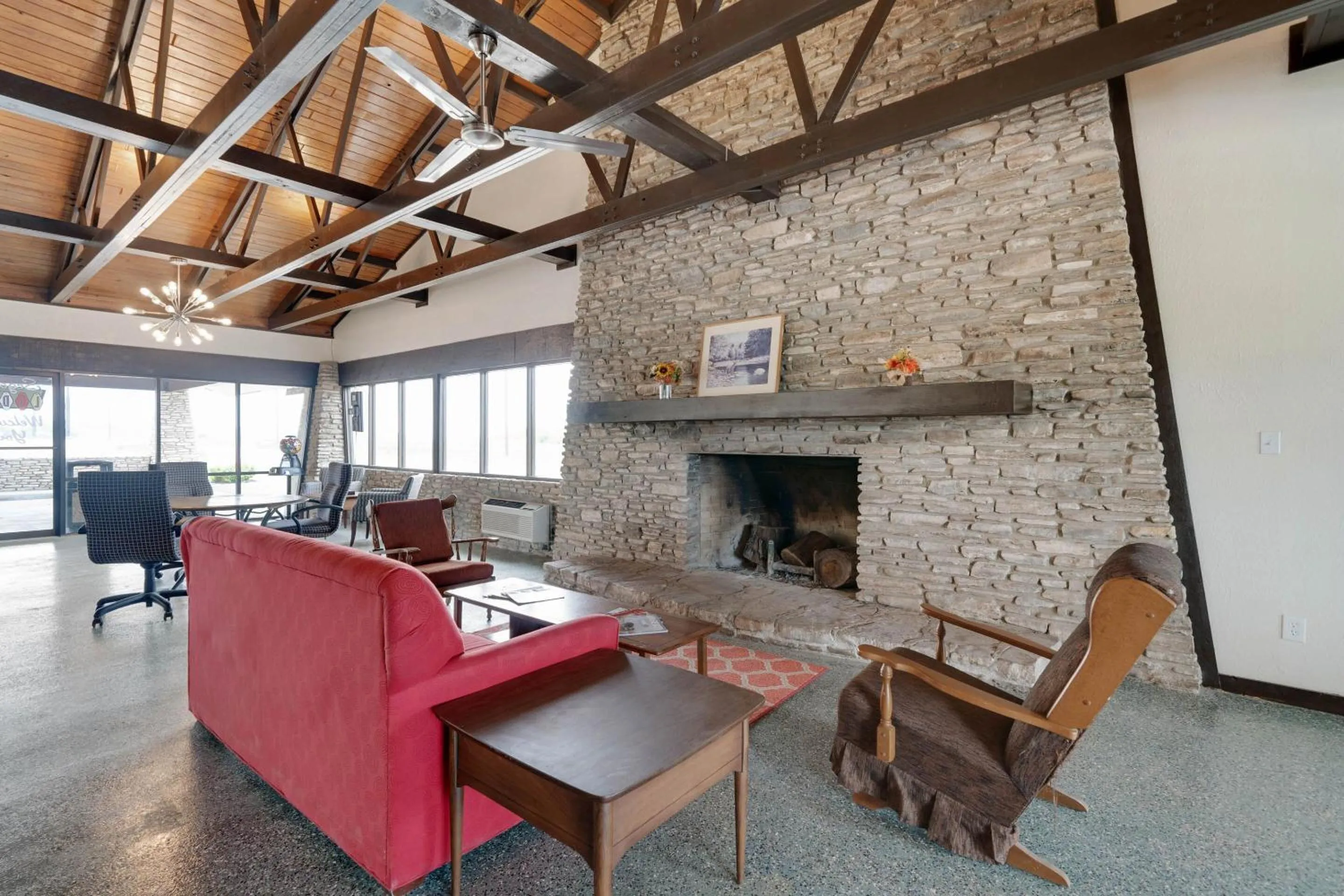 Lobby or reception in Segovia Lodge Junction TX I -10