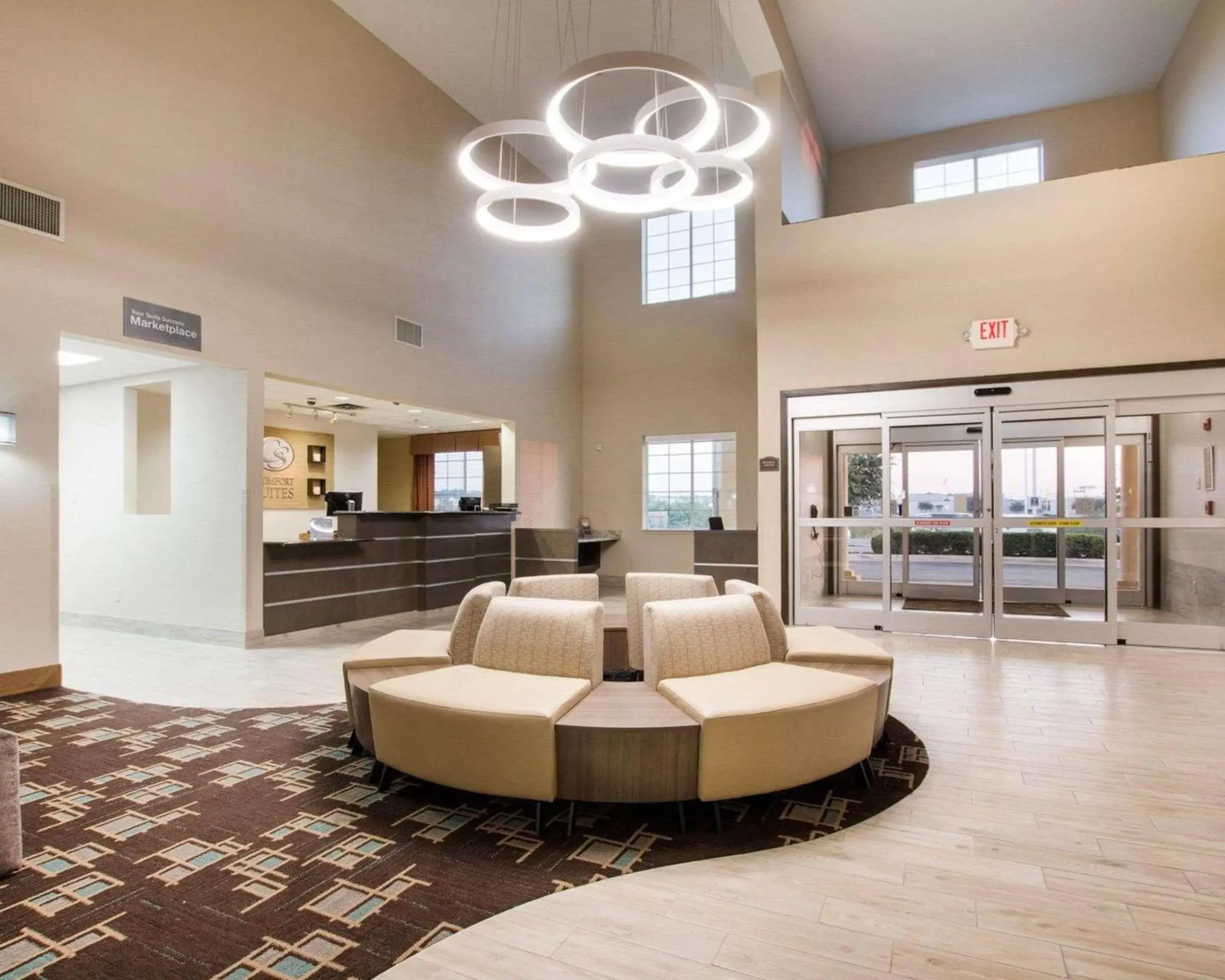 Lobby or reception in Comfort Suites San Angelo near University Lobby or reception in Comfort Suites San Angelo near University