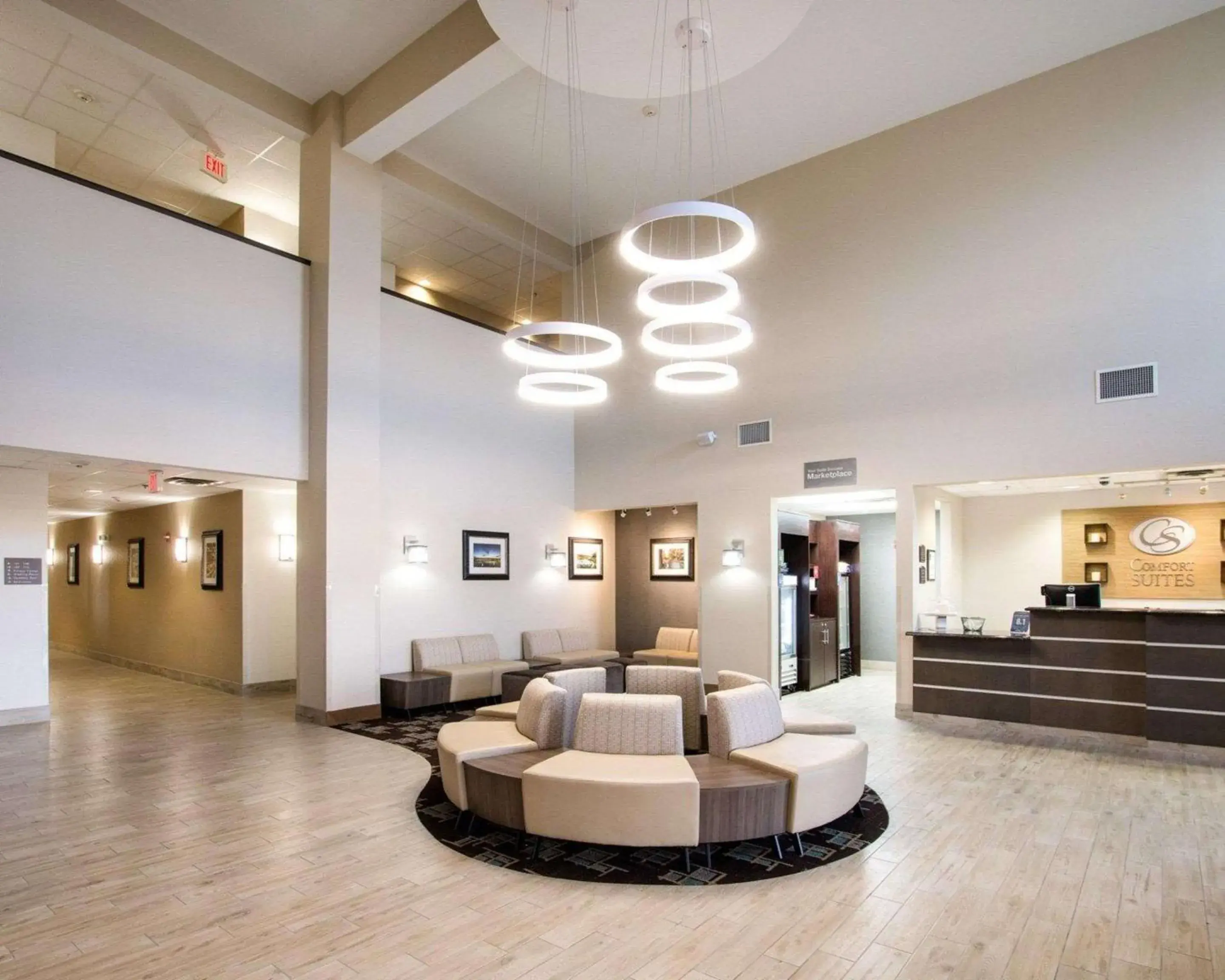 Lobby or reception in Comfort Suites San Angelo near University Lobby or reception in Comfort Suites San Angelo near University