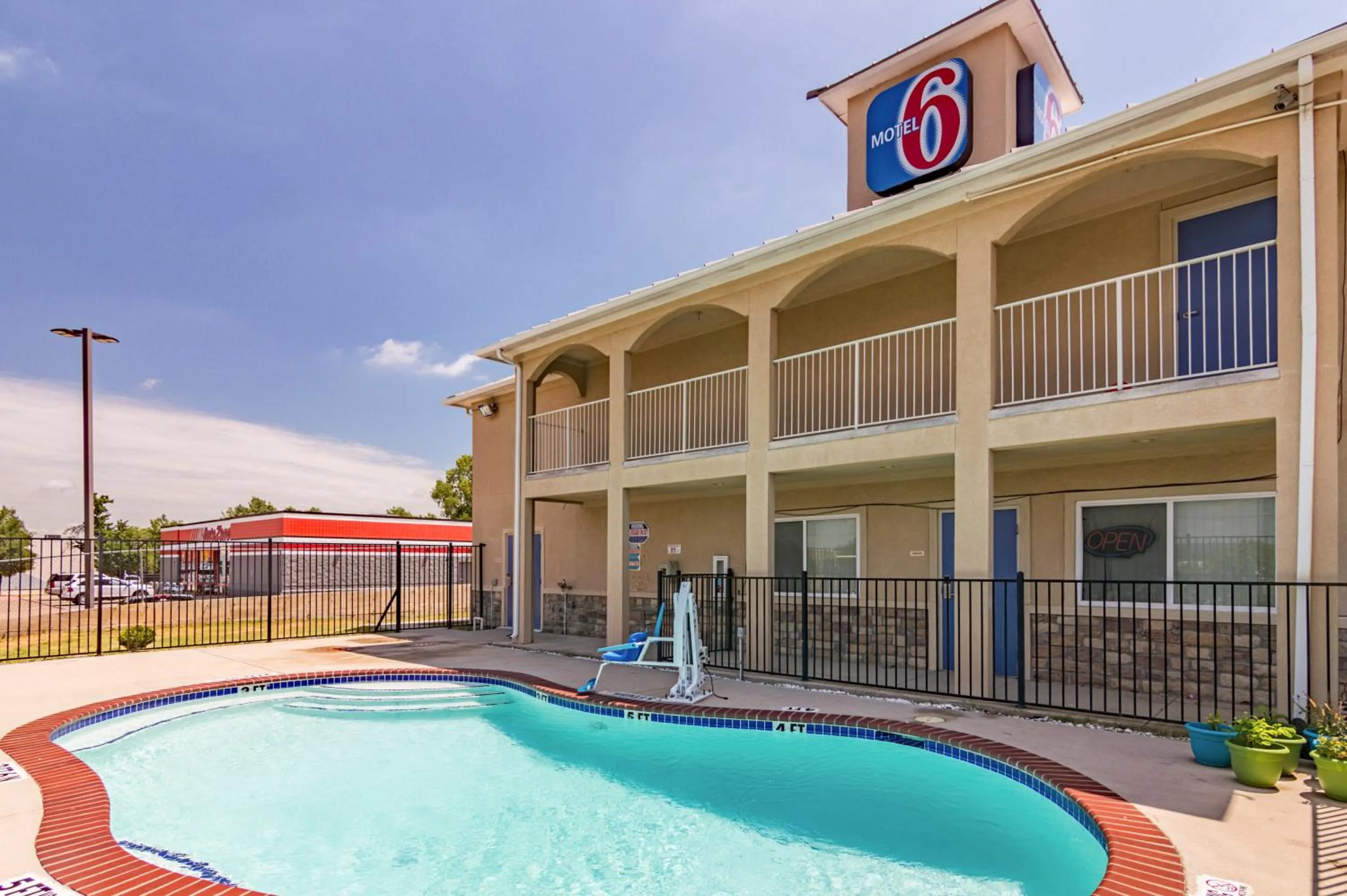 Swimming pool in Motel 6-Azle, TX