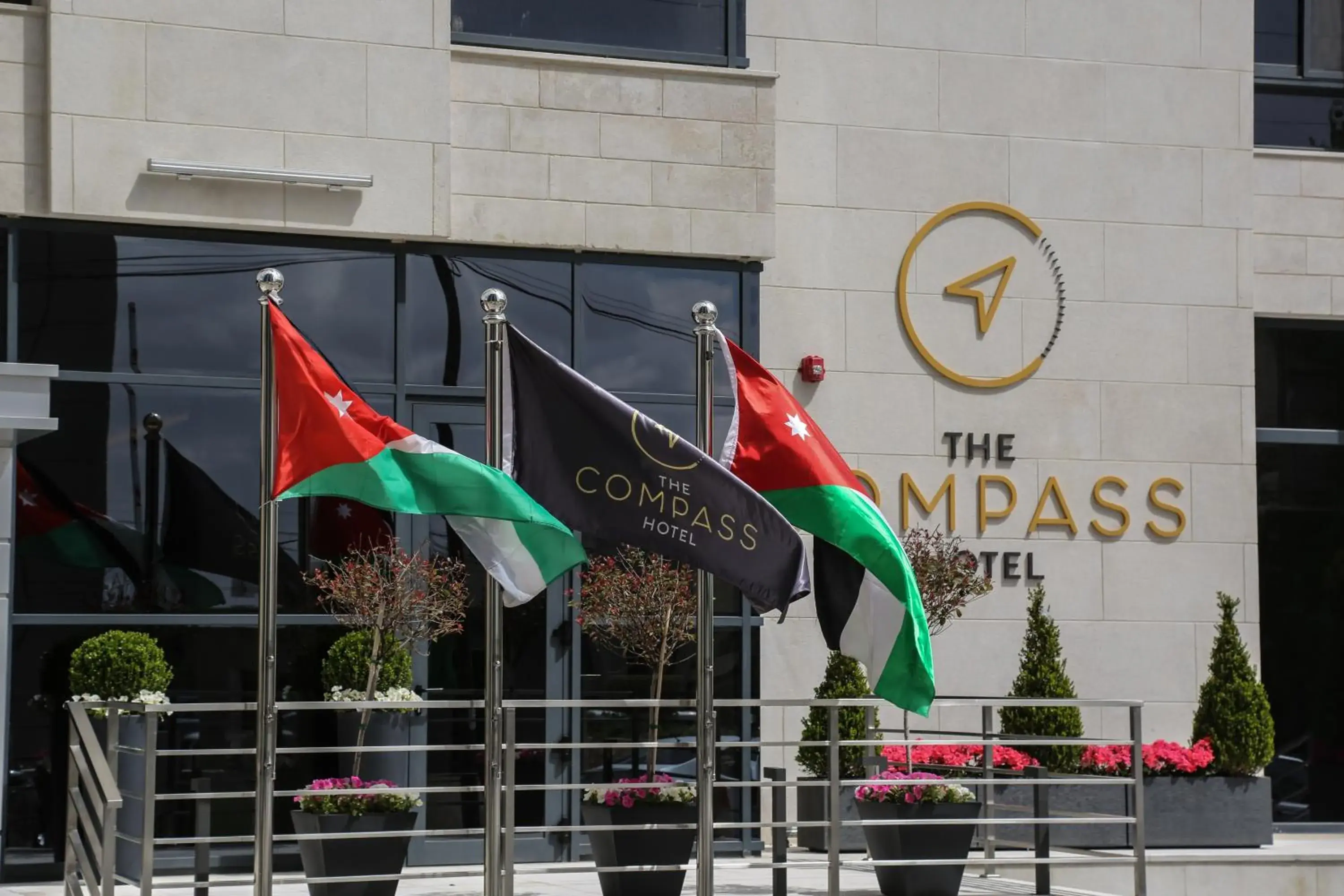 Facade/entrance in The Compass Hotel Facade/entrance in The Compass Hotel