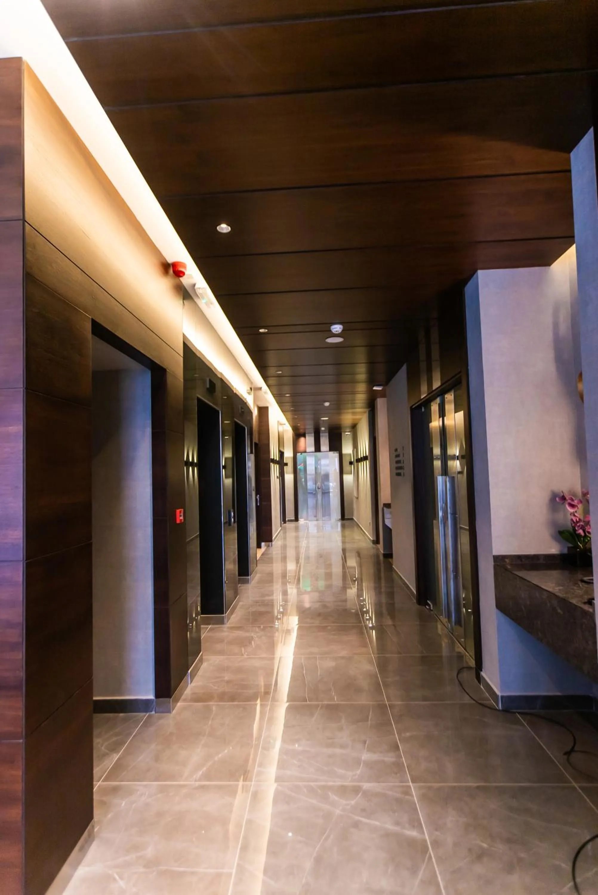 Lobby or reception in The Compass Hotel