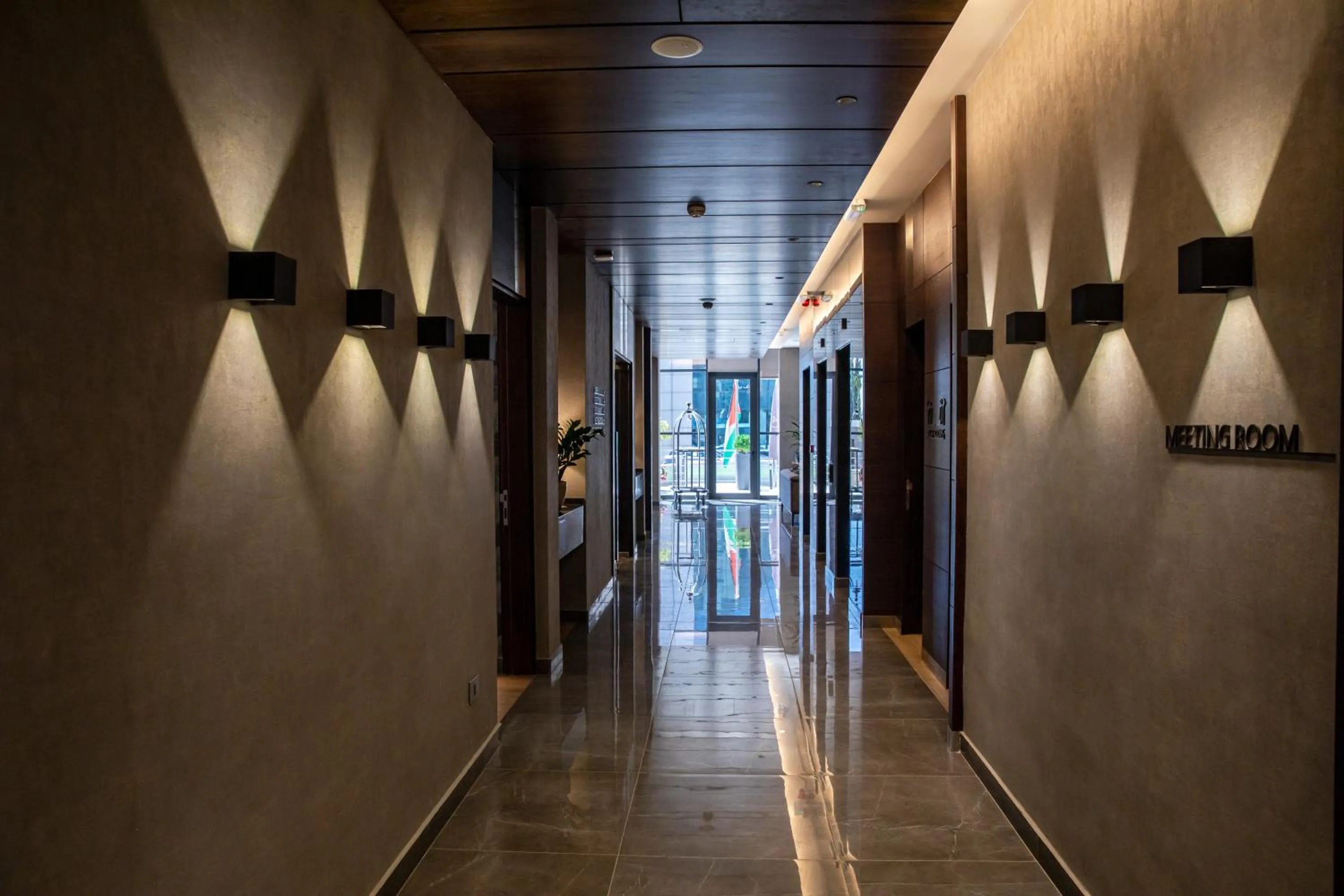 Lobby or reception in The Compass Hotel